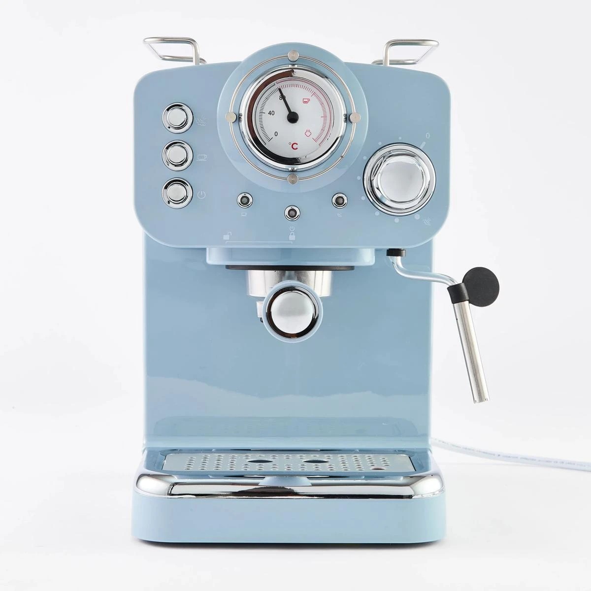6 Espresso Coffee Machine - Blue, 6 of 9