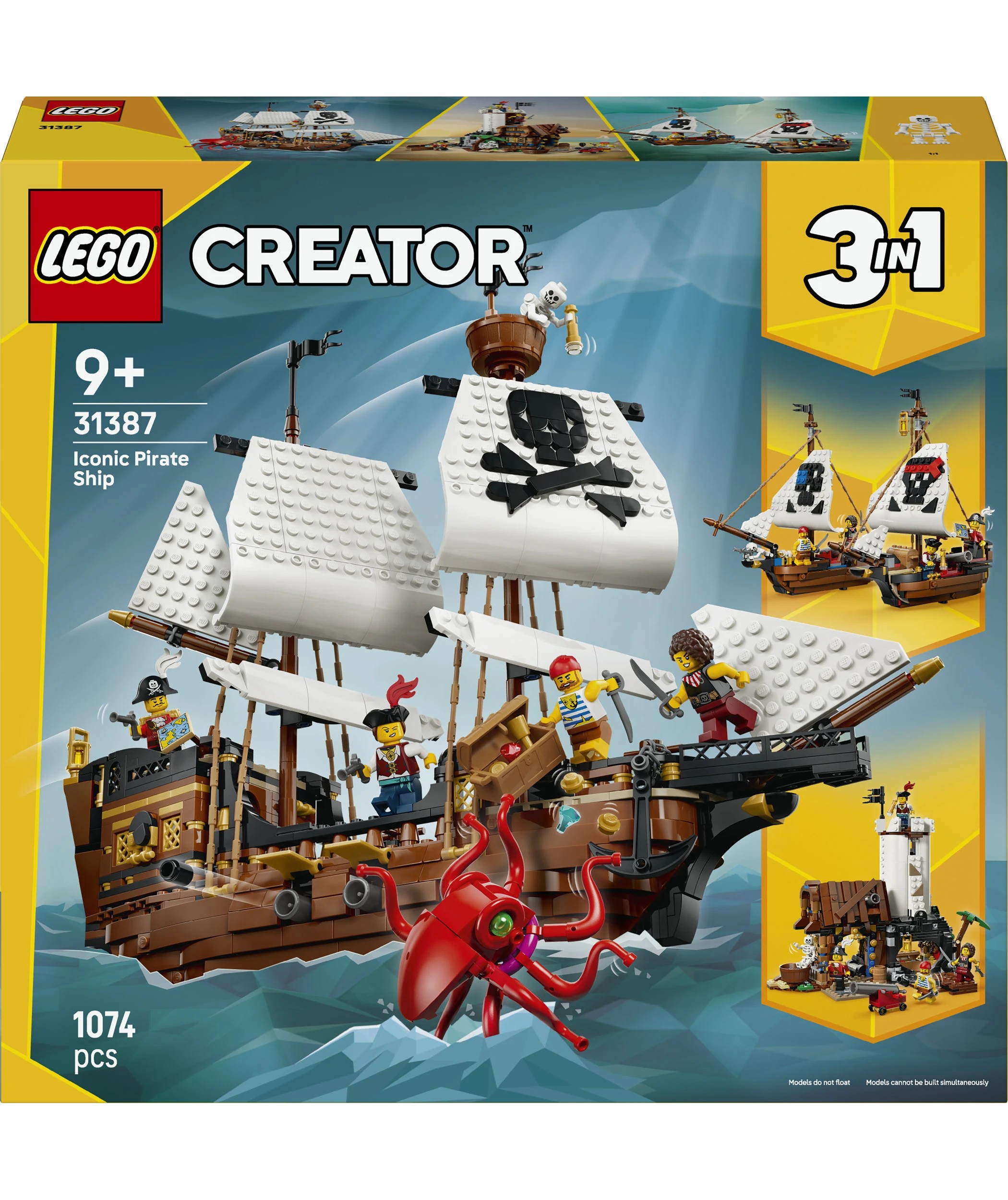 1 LEGO Creator Iconic Pirate Ship 31387, 1 of 9