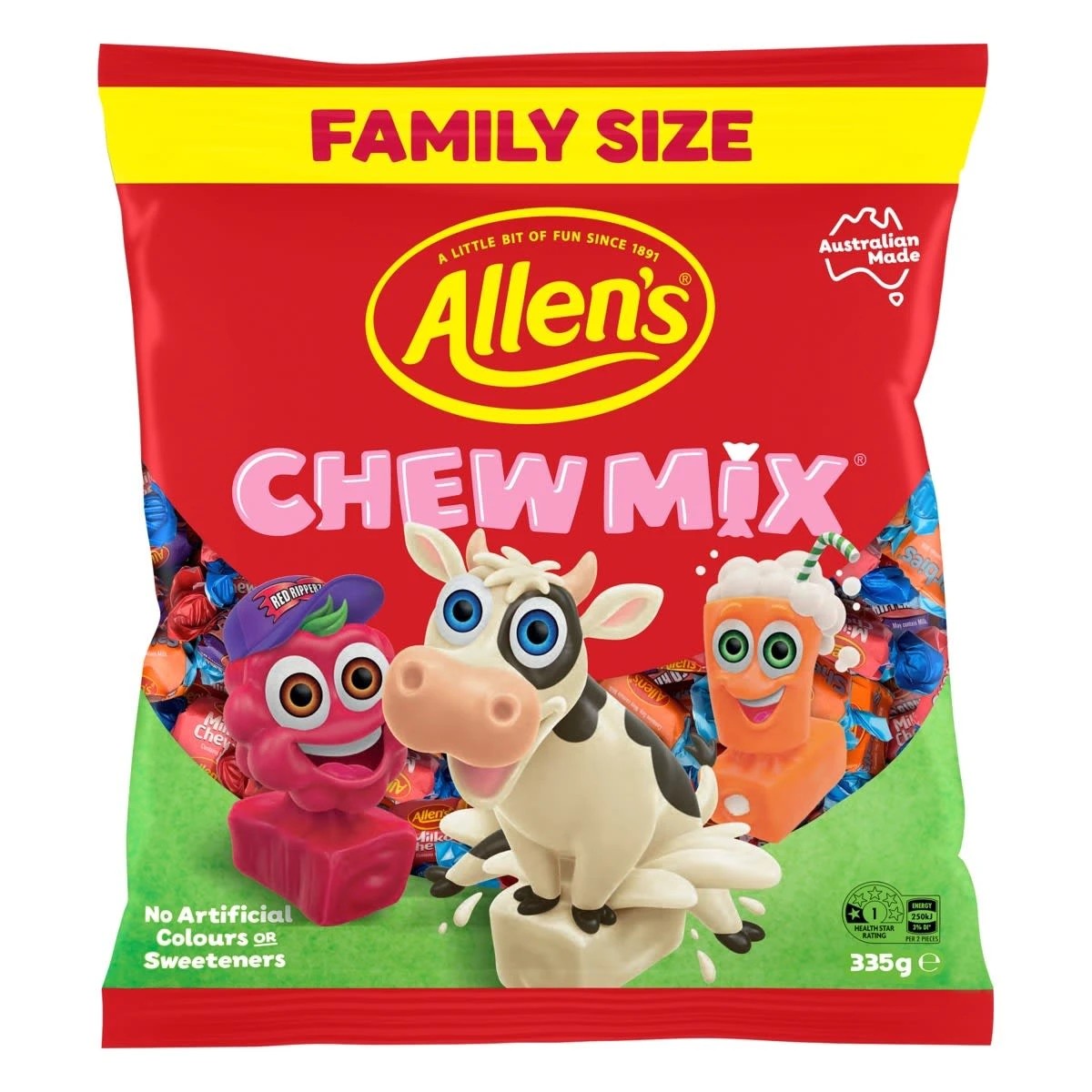 1 Allen's Chew Mix 335g, 1 of 2