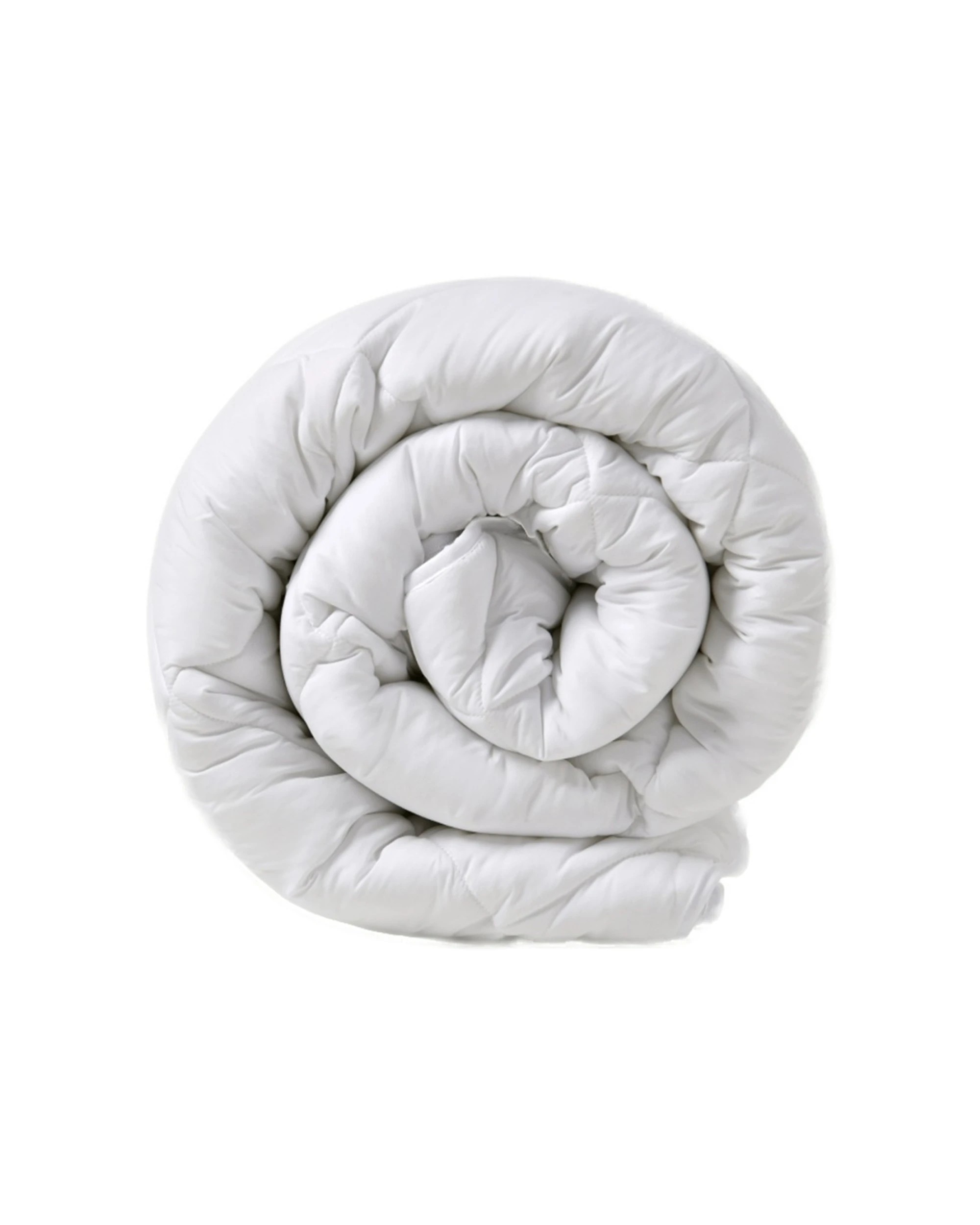 1 Jason Commercial Repreve rPET Winter Weight Quilt Home Bedding - Single Bed - White, 1 of 2