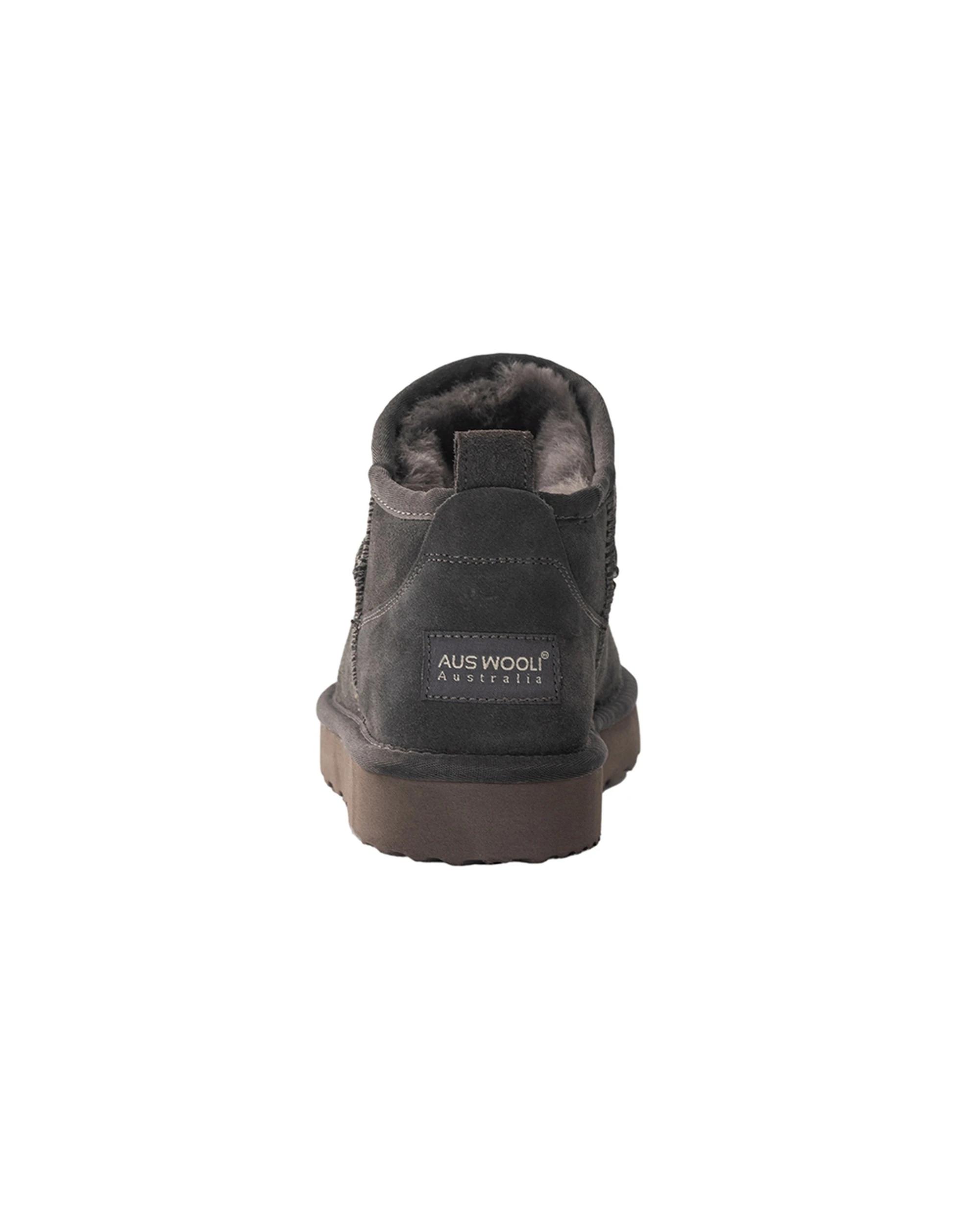 6 AUS WOOLI  Sheepskin Classic Ultra Mini UGG Boots GREY, 6 of 7