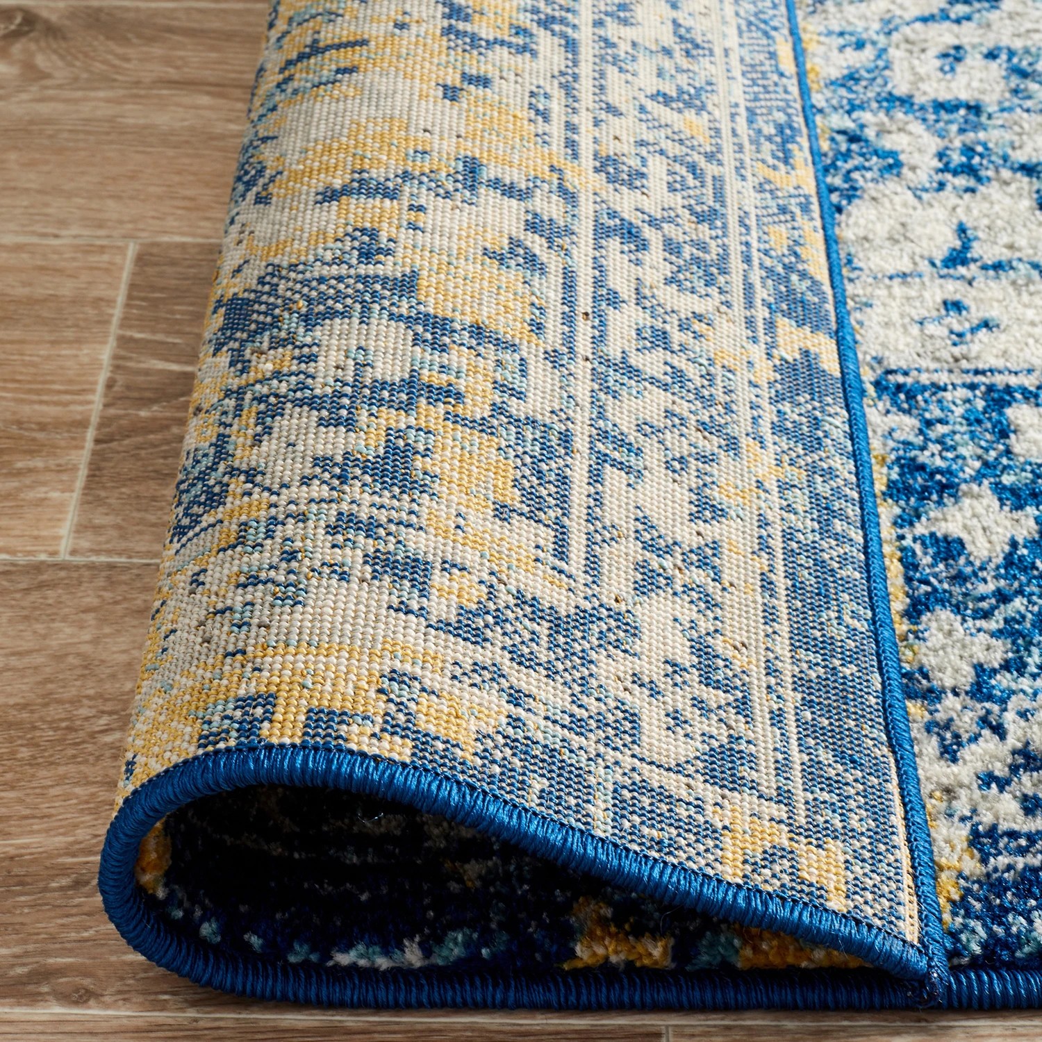 6 Common Ground Rugs Gallery 869 230x160cm - Medium Power Loomed Pet Friendly Floor Rug - Blue, 6 of 7
