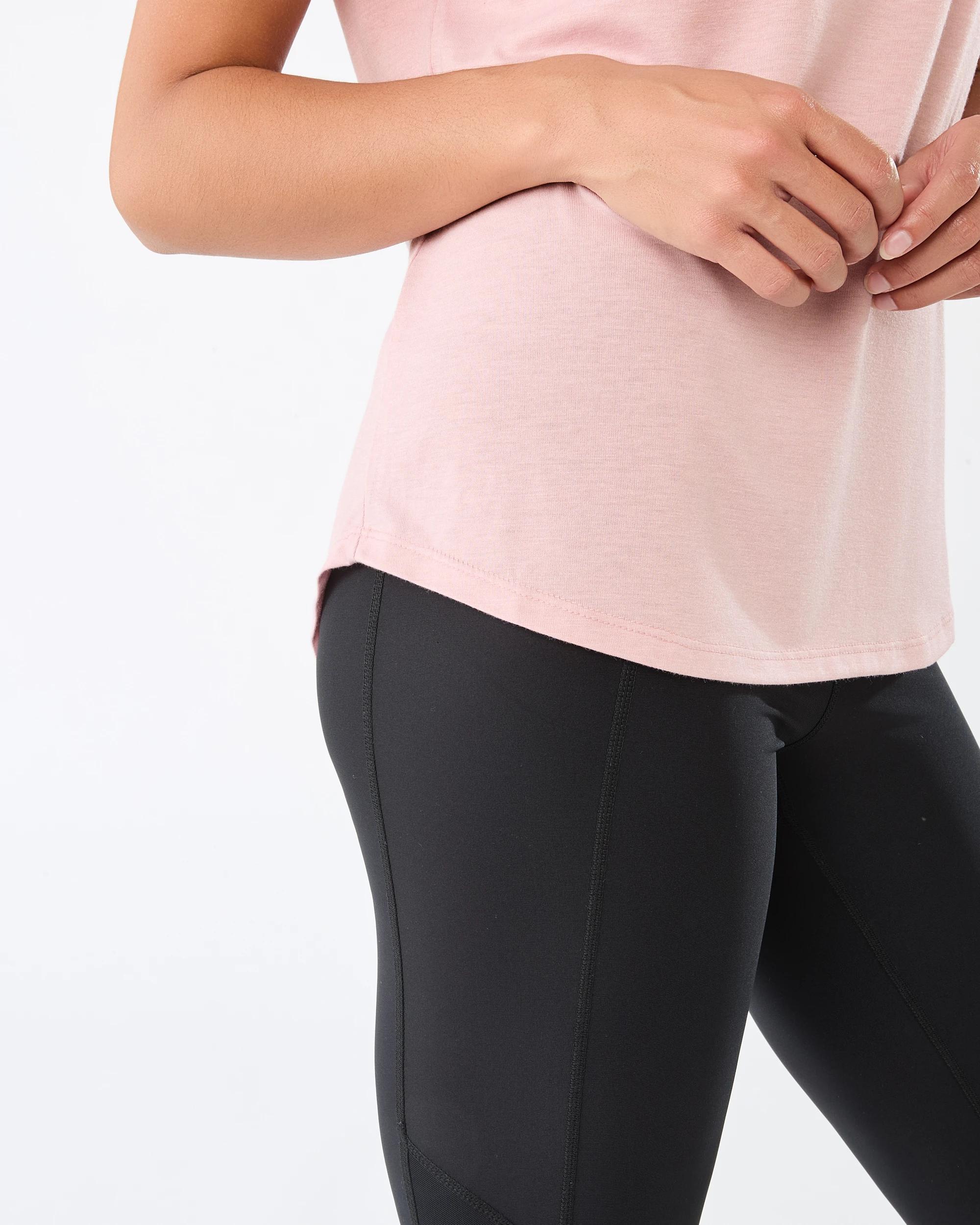 6 Everlast Womens Scoop Neck T-shirt Blush, 6 of 8