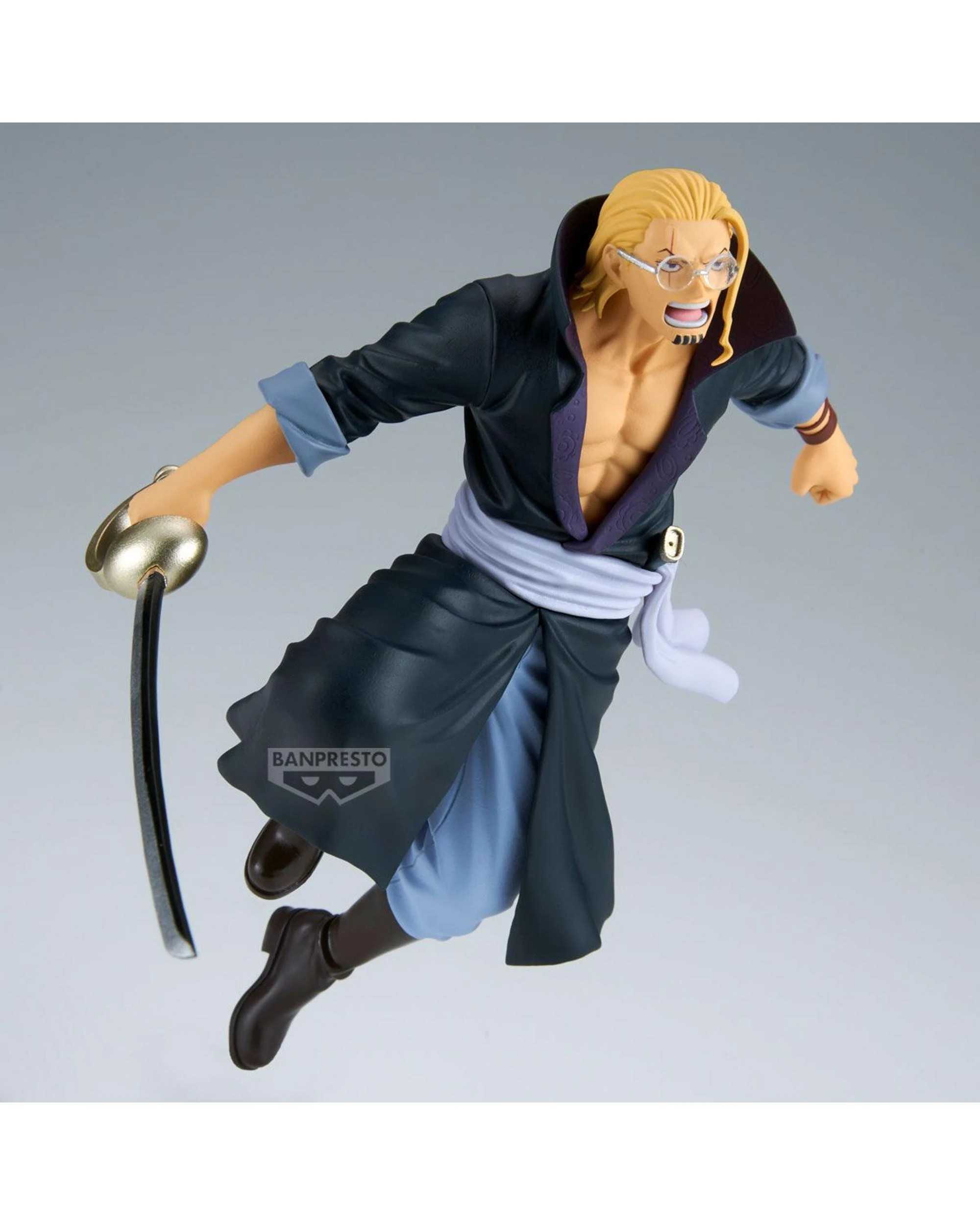 5 Banpresto Battle Record Collection One Piece Silvers Rayleigh Figure, 5 of 5