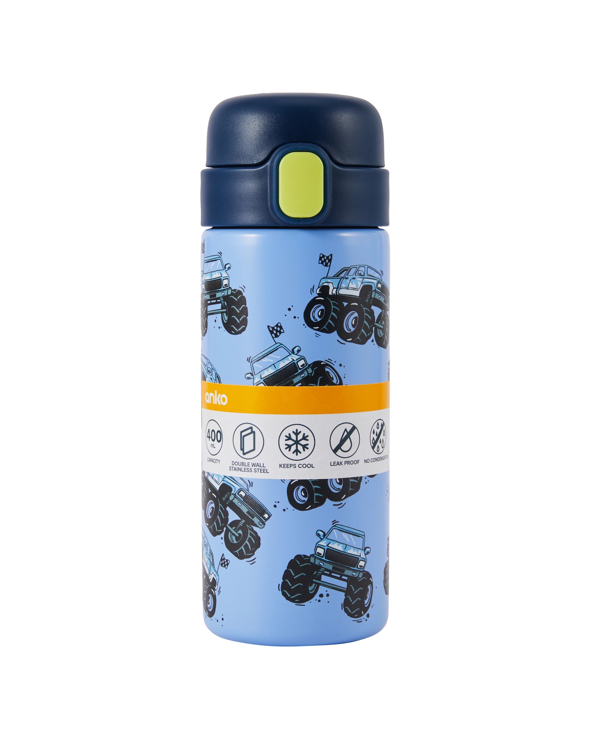 6 400ml Truck Stainless Steel Double Wall Insulated Cylinder Bottle, 6 of 6
