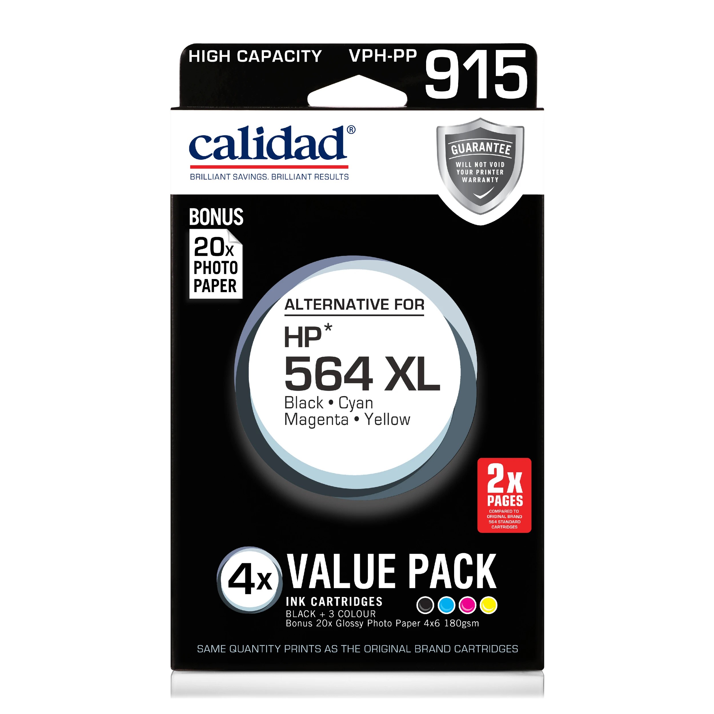 1 4 Pack Calidad High Capacity VPH-PP 915 Ink Cartridges, 1 of 7