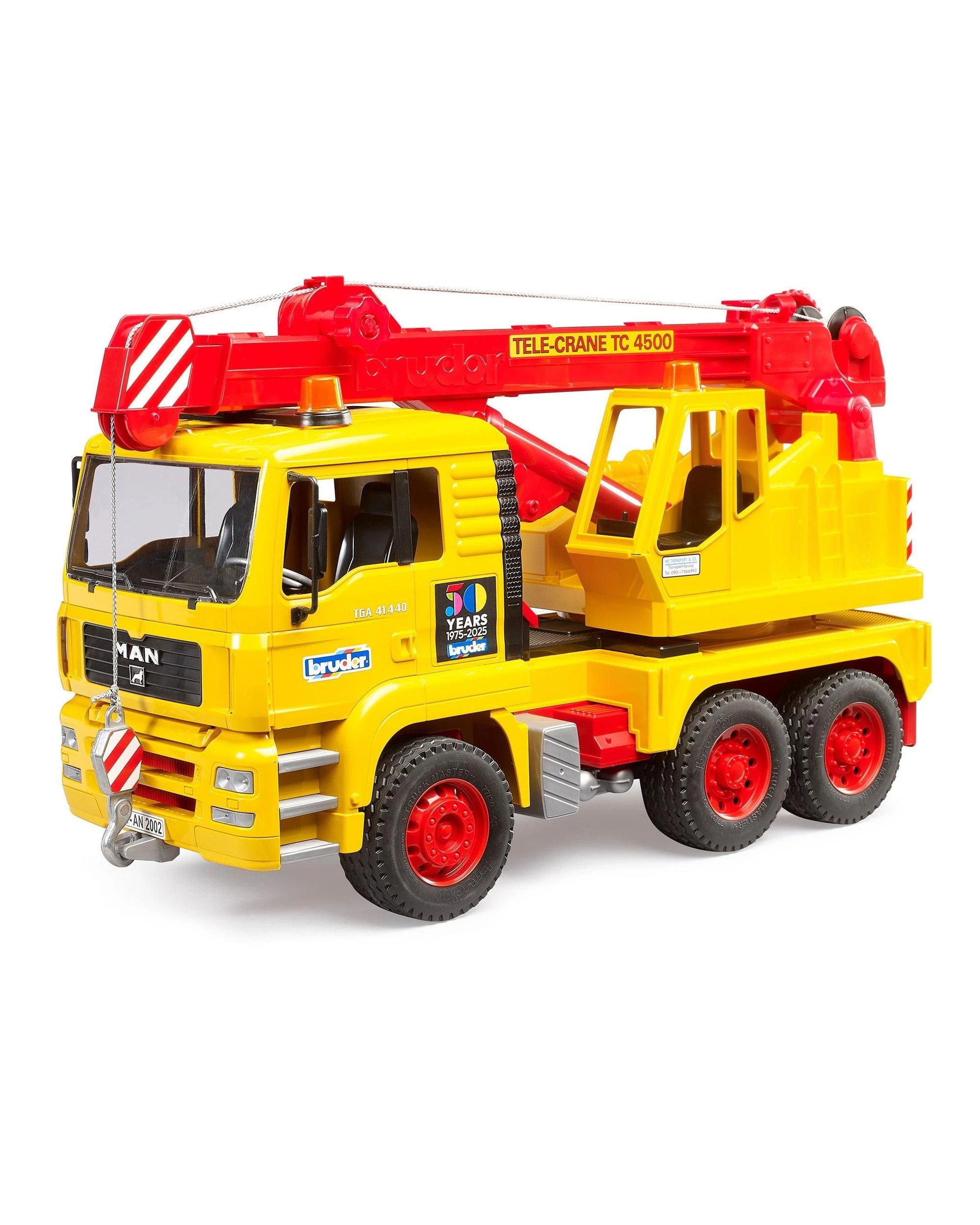 2 Bruder 50th Anniversary Man TGA Crane Truck, 2 of 5