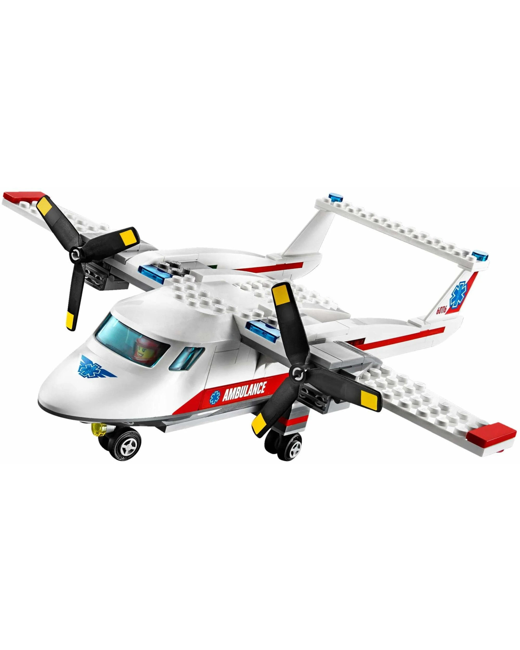 2 LEGO 60116 City Ambulance Plane, 2 of 5