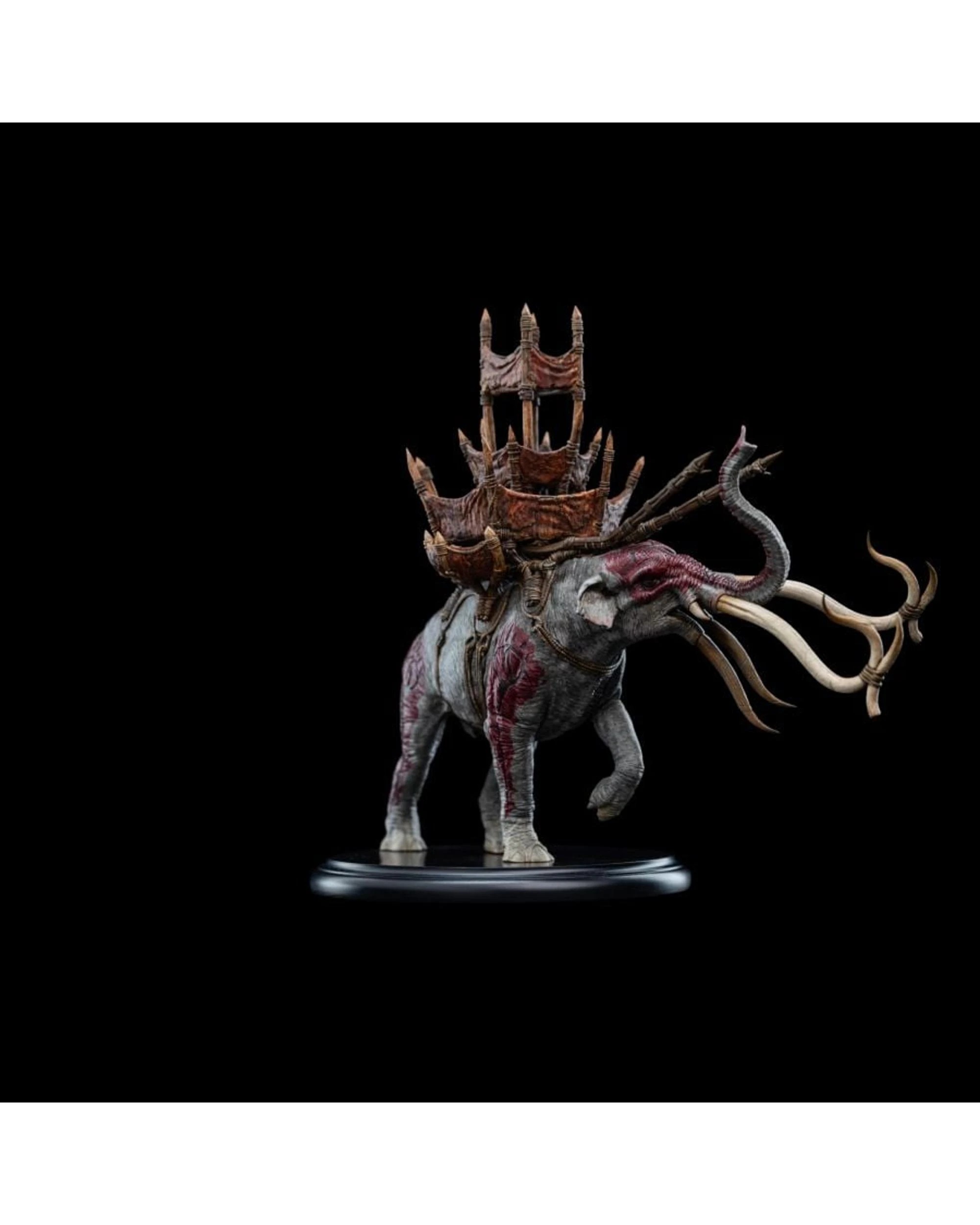 6 The Lord of the Rings Mumak in Battle Miniature Statue, 6 of 10