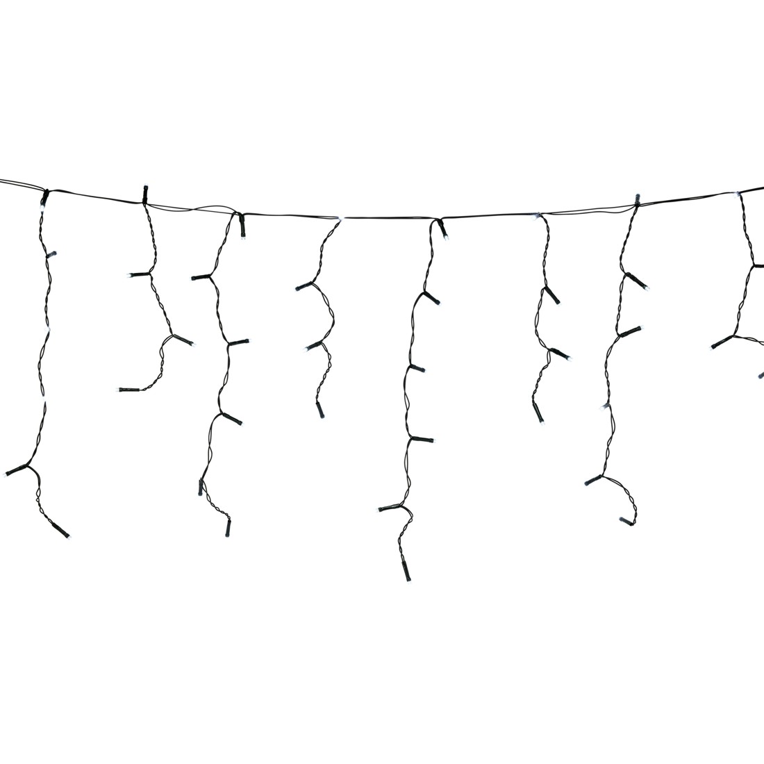 2 Solar Powered 500 LED Multifunction White Icicle String Lights, 2 of 8