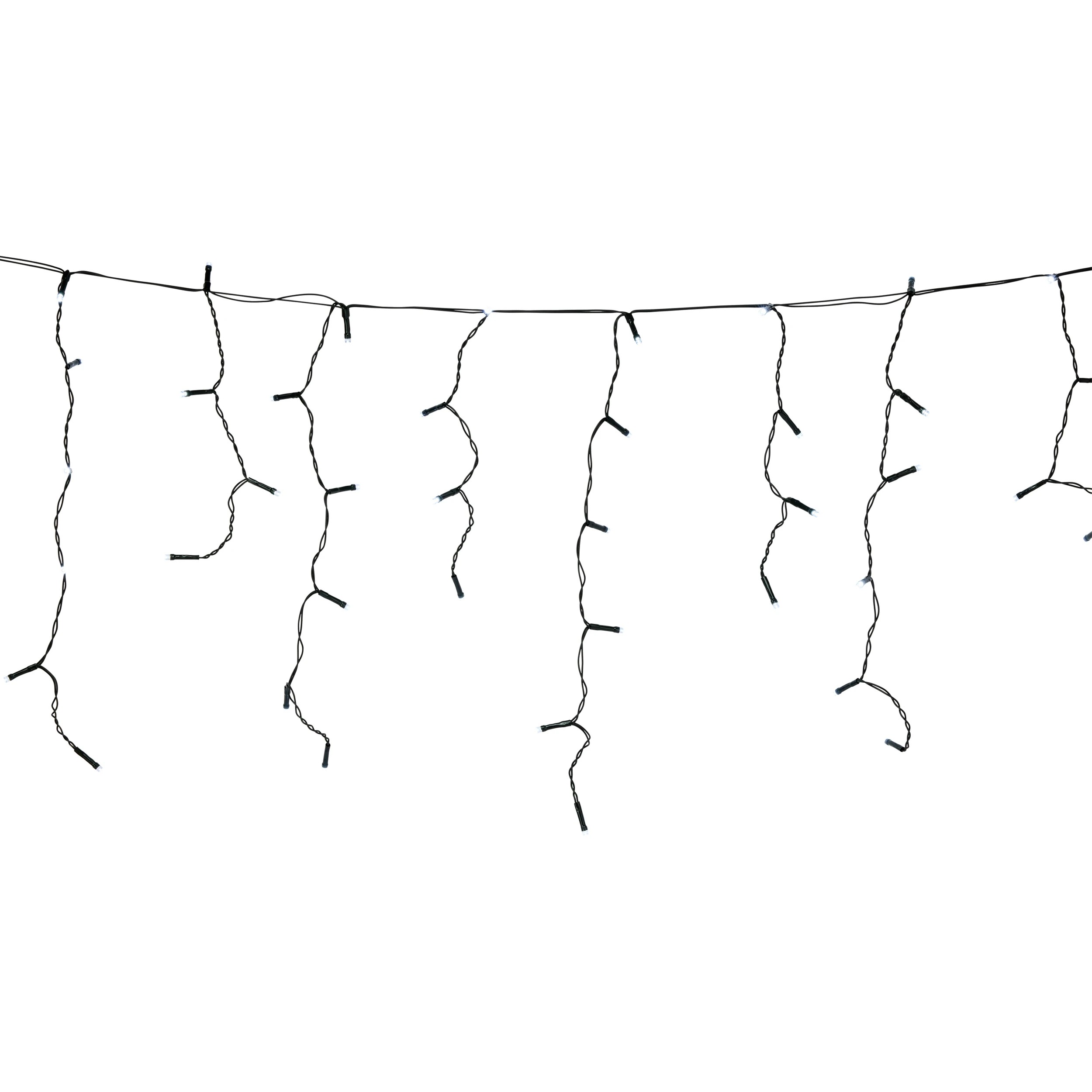 2 Solar Powered 500 LED Multifunction White Icicle String Lights, 2 of 8