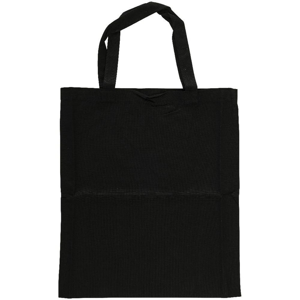 2 Born Cotton Tote Bag 38x42cm Black, 2 of 2