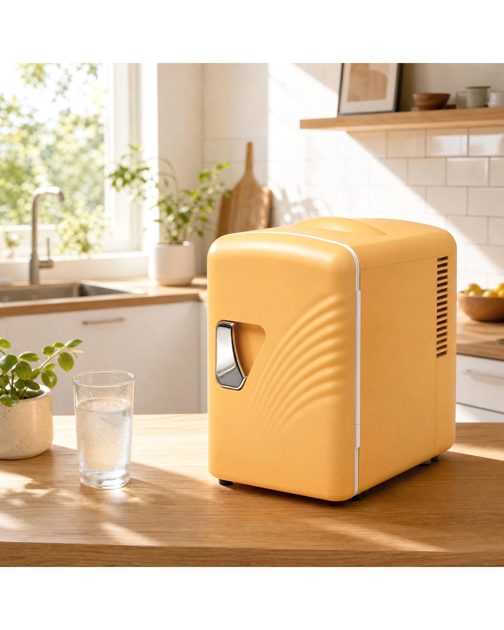 2 Yopower Mini Fridge 4L with Cooler and Warmer 220V/12V - Orange, 2 of 6