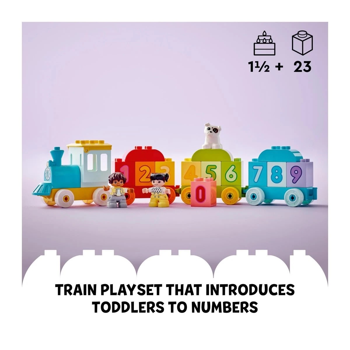 3 LEGO DUPLO Creative Play Number Train Learn To Count 10954, 3 of 11