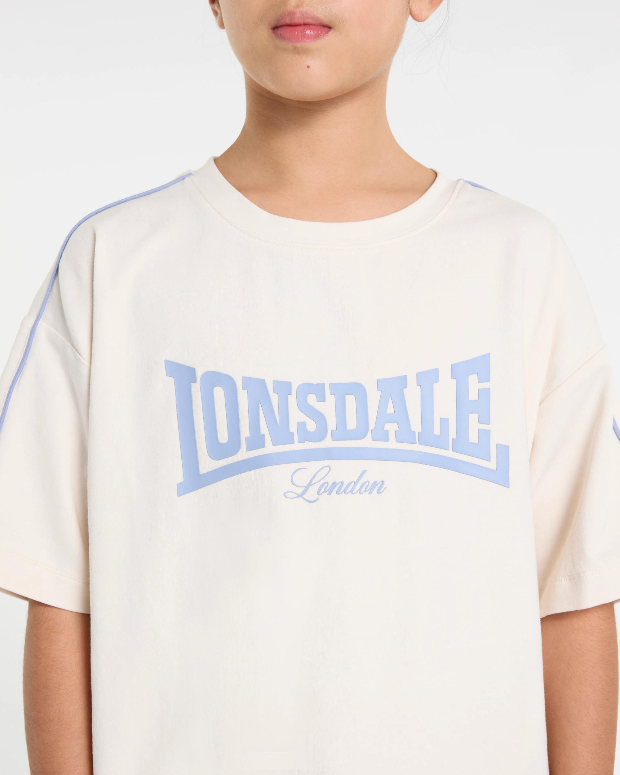 3 Cream Oversized T-shirt - Lonsdale London CREAM, 3 of 5