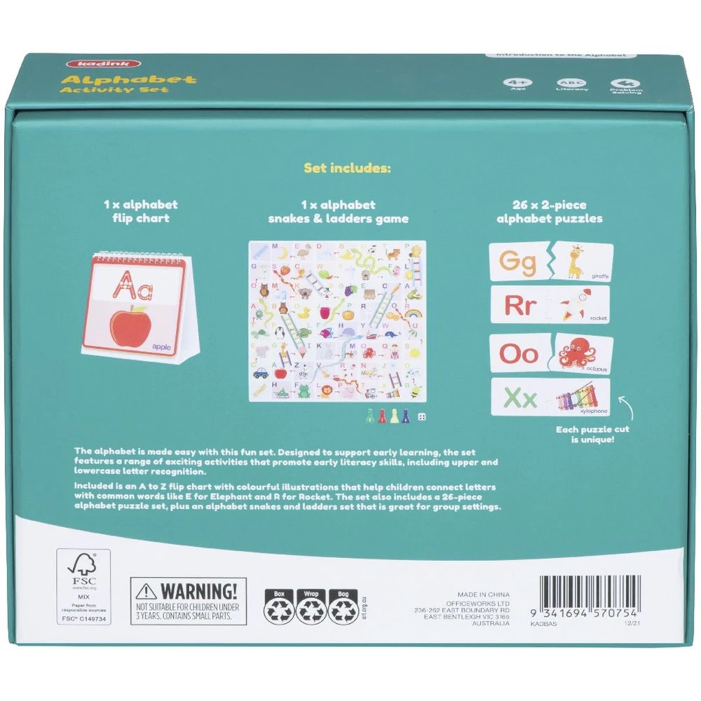 4 Kadink Alphabet Activity Set, 4 of 4