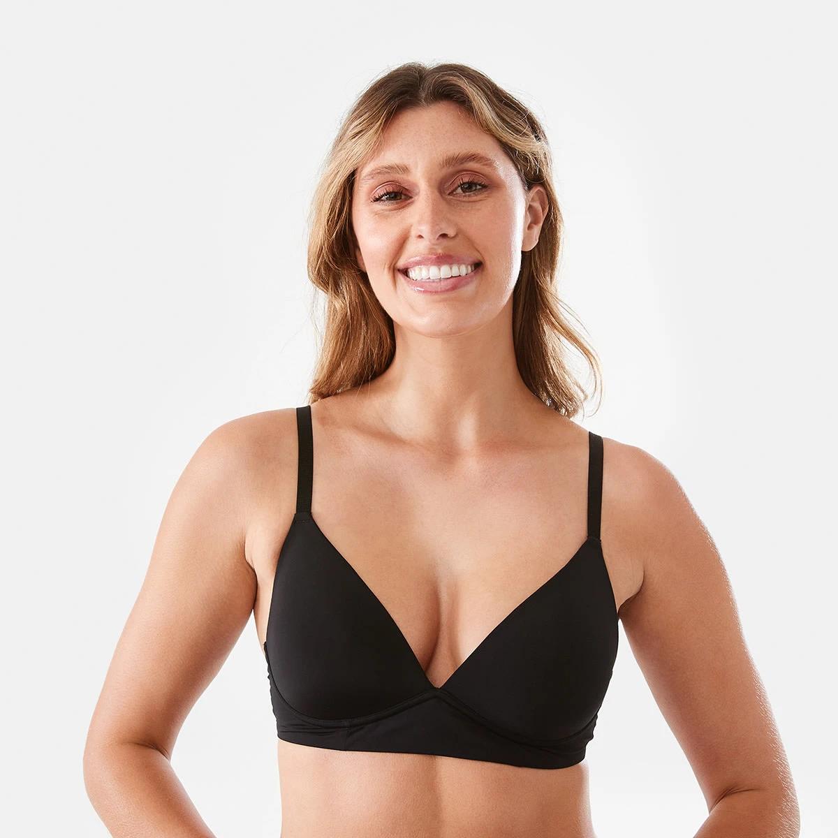 5 3 Pack Wirefree Smooth T-shirt Bra SOFT SAND BEIGE, WHITE, BLACK, 5 of 10