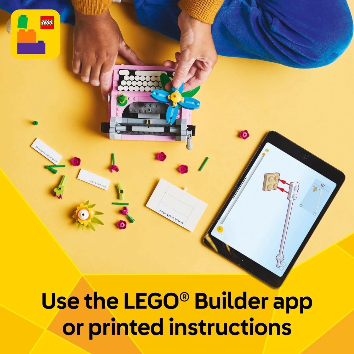 8 LEGO Creator Typewriter with Flowers 31169, 8 of 9