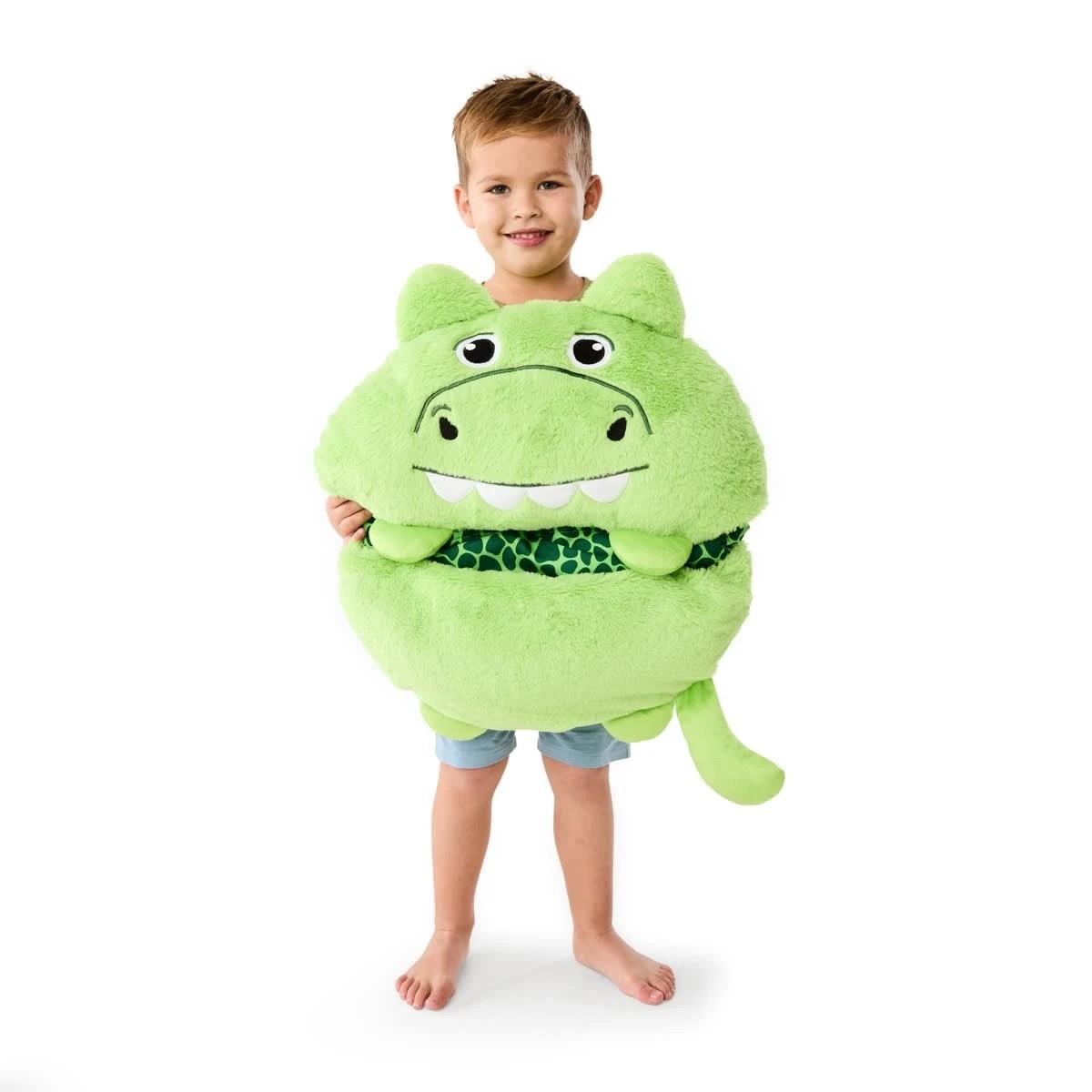 3 Plush Sleeping Bag - Dino, 3 of 10