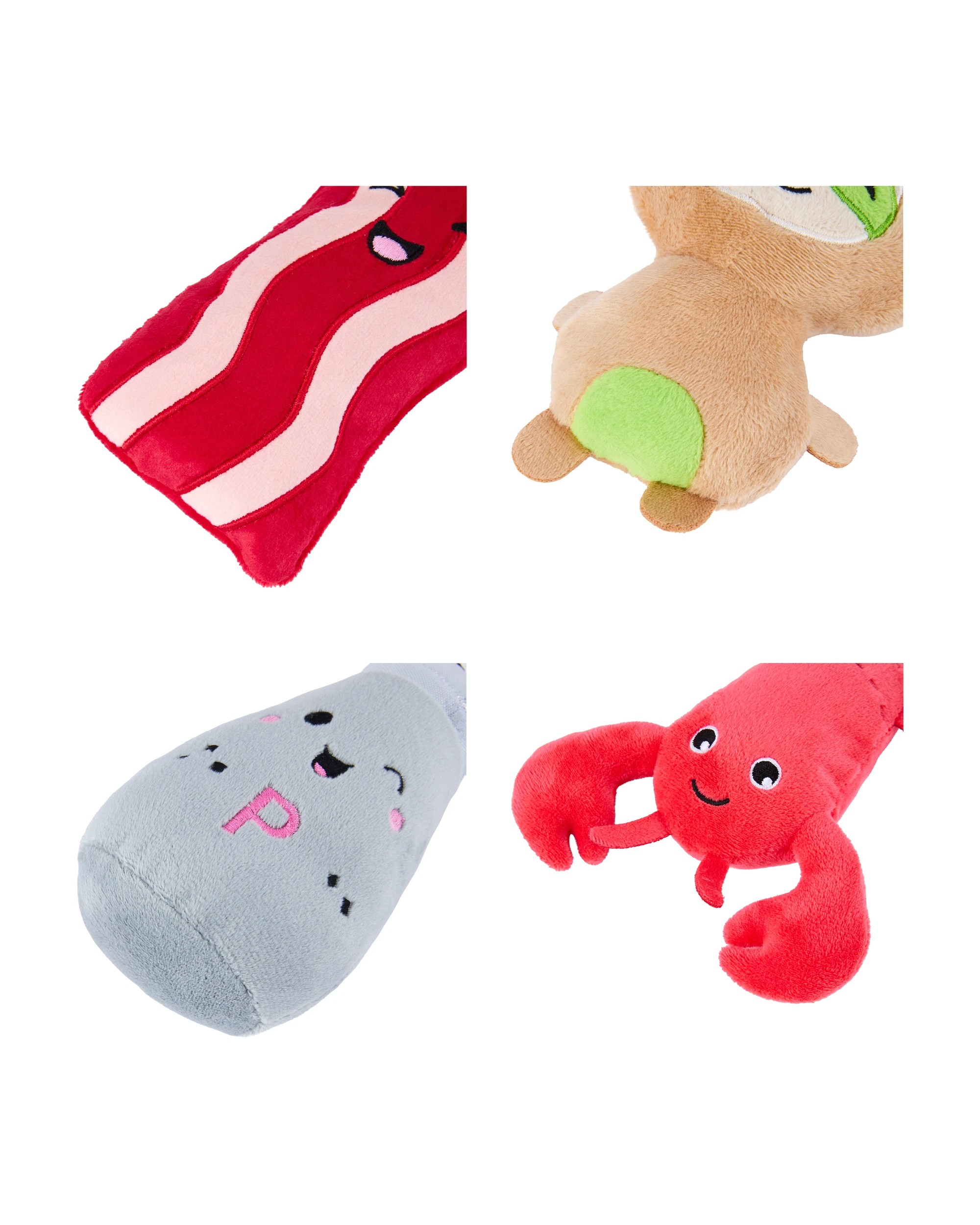 3 2 Pack Pet Puppy Plush Toy - Assorted, 3 of 4