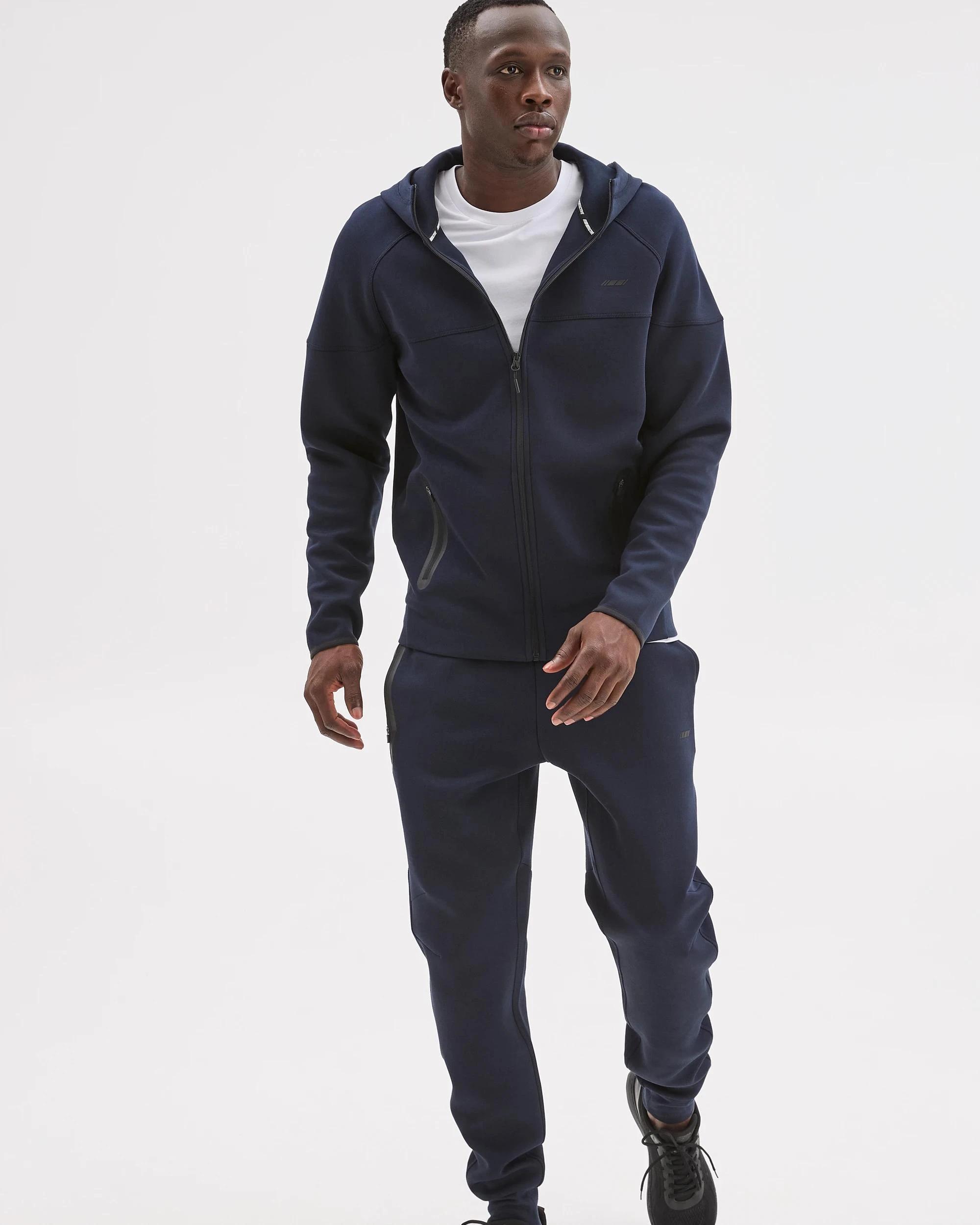 3 Target Active Australian Cotton Blend Tech Pullover Hoodie NAVY, 3 of 7