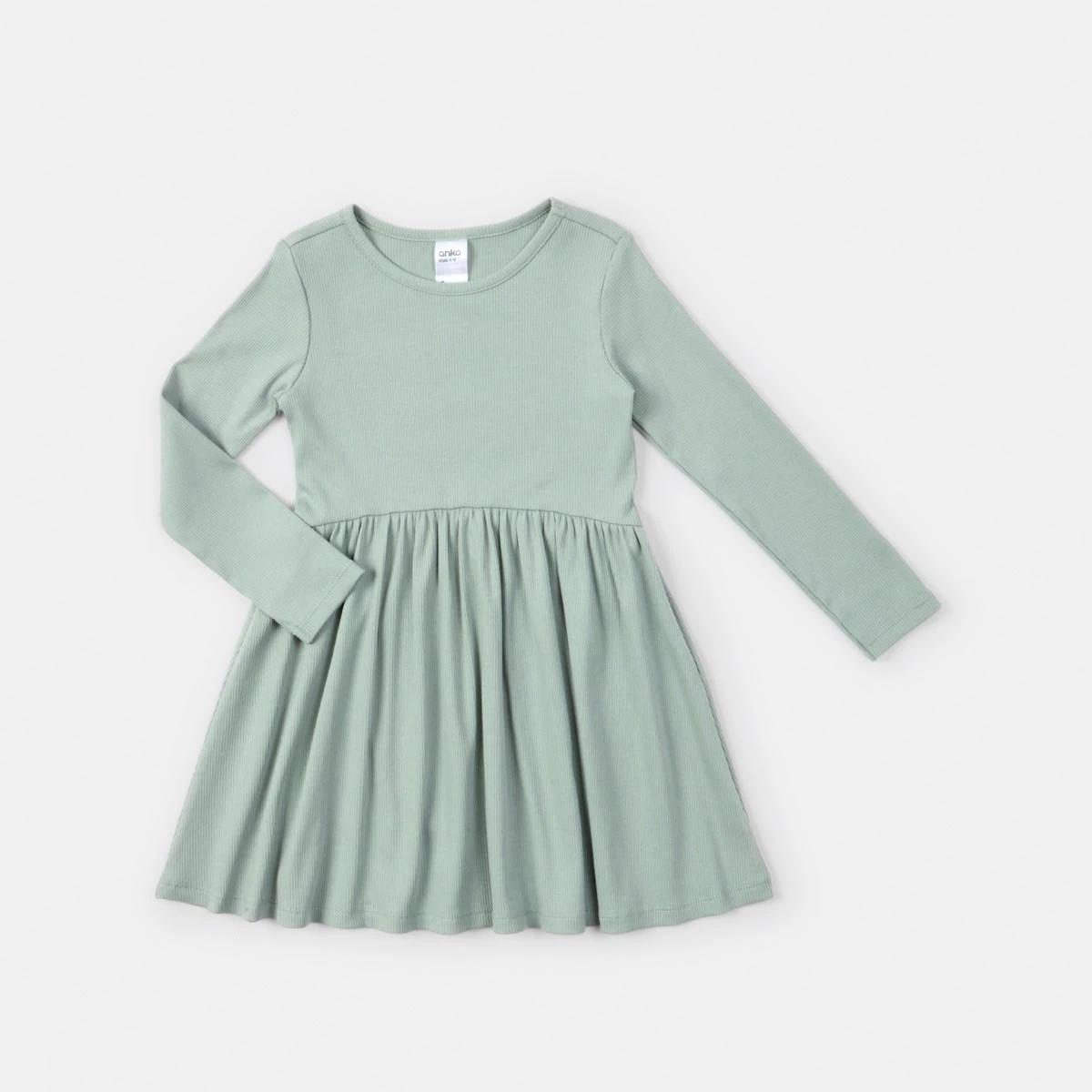 8 Rib Jersey Dress Ice Grn, 8 of 9