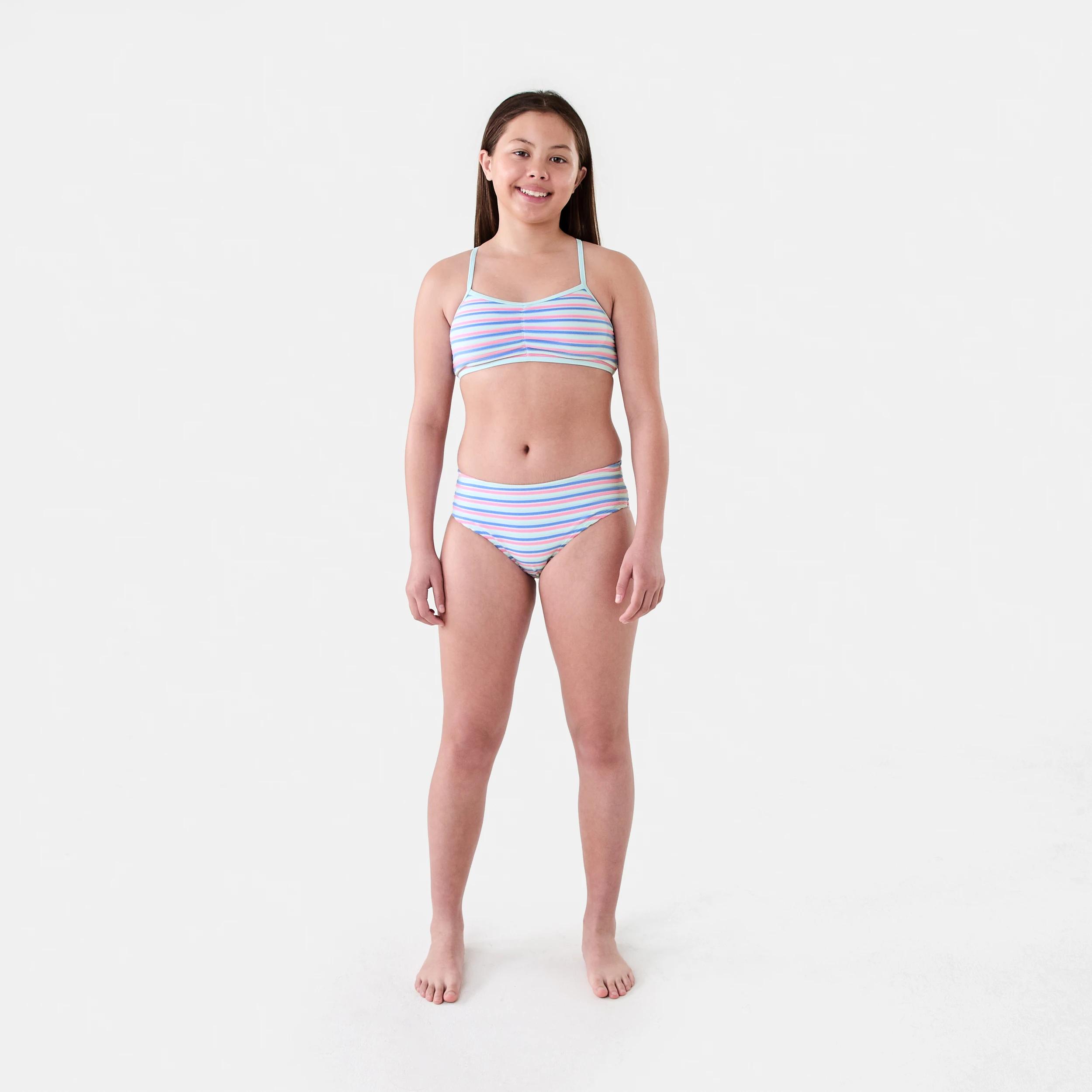6 3 Piece Swim Set With Ruching Multi Strp, 6 of 7