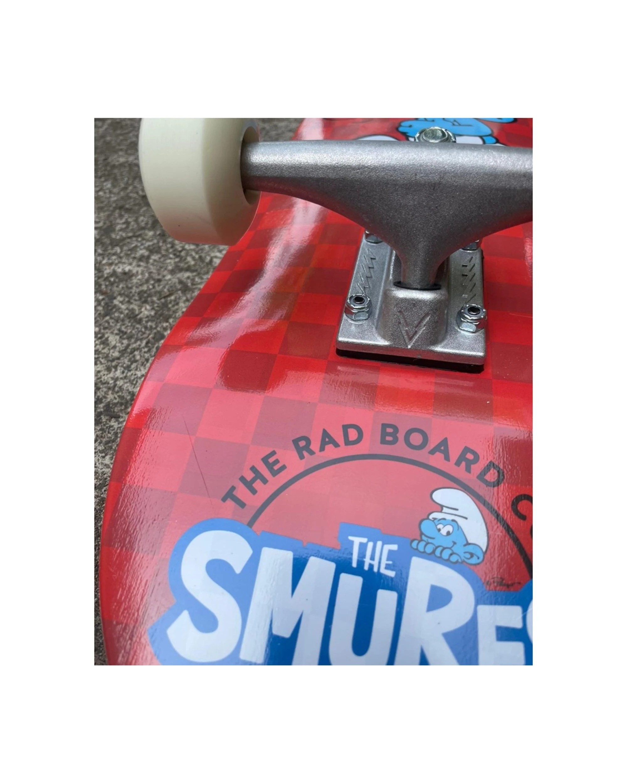4 Rad Board Co Smurfs Complete Skateboard Dude Crew Brainy Laughing 7.75 Inch - Multi, 4 of 7