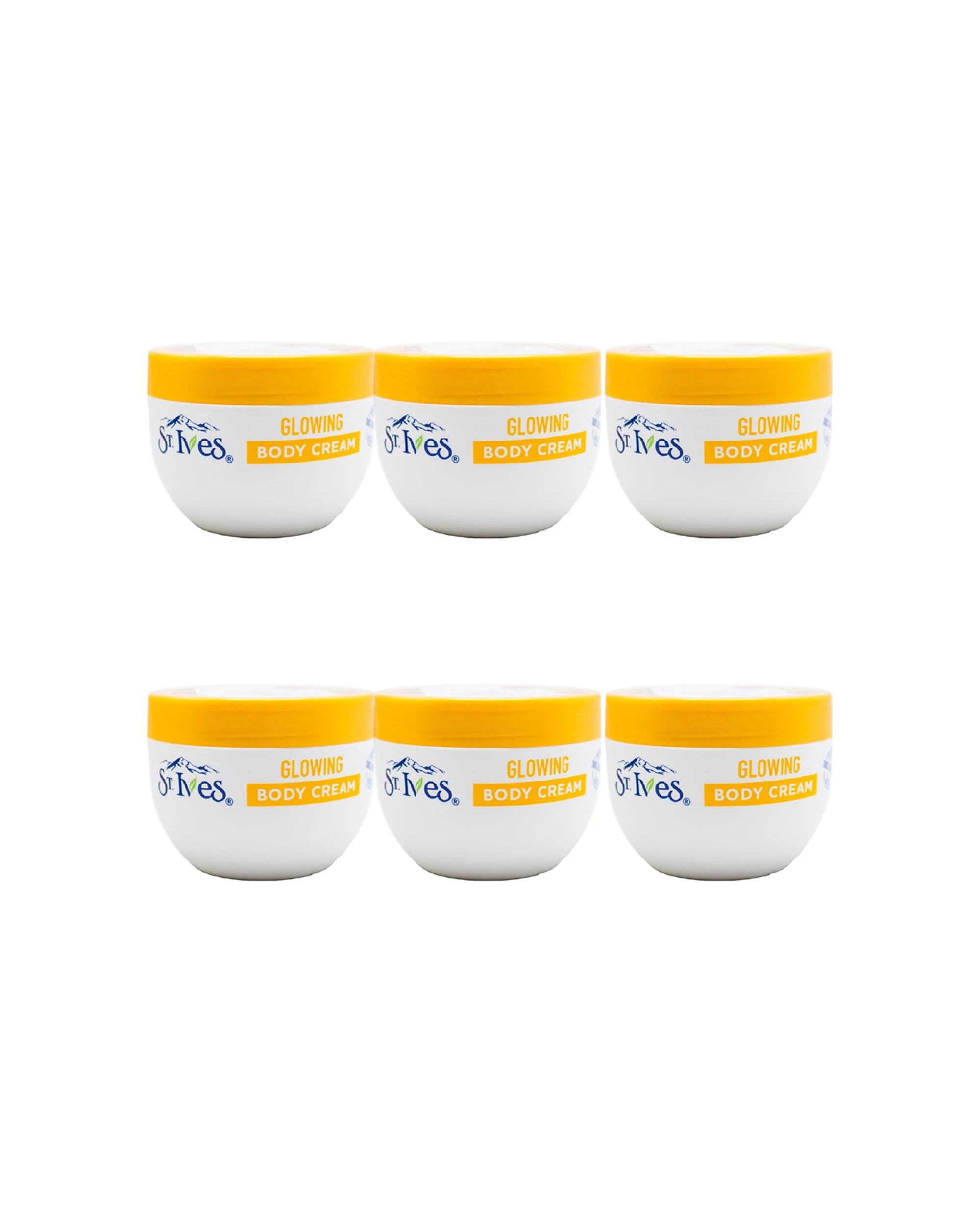 1 St Ives 6PK Body Glowing Apricot Moisturising Skin Care 300ml - Orange, 1 of 3