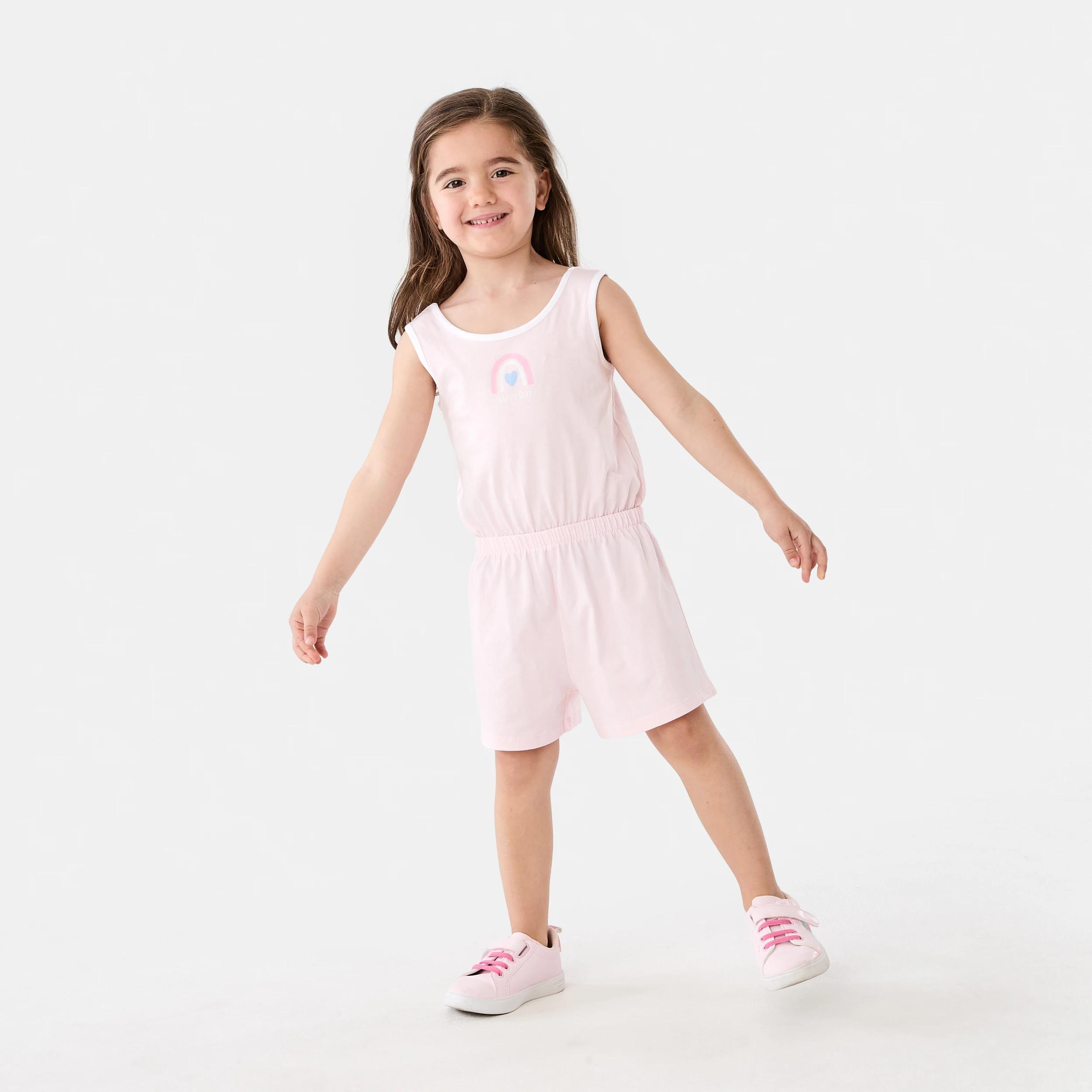 7 Printed Playsuit PINK HAPPY DAY RAINBOW, 7 of 8