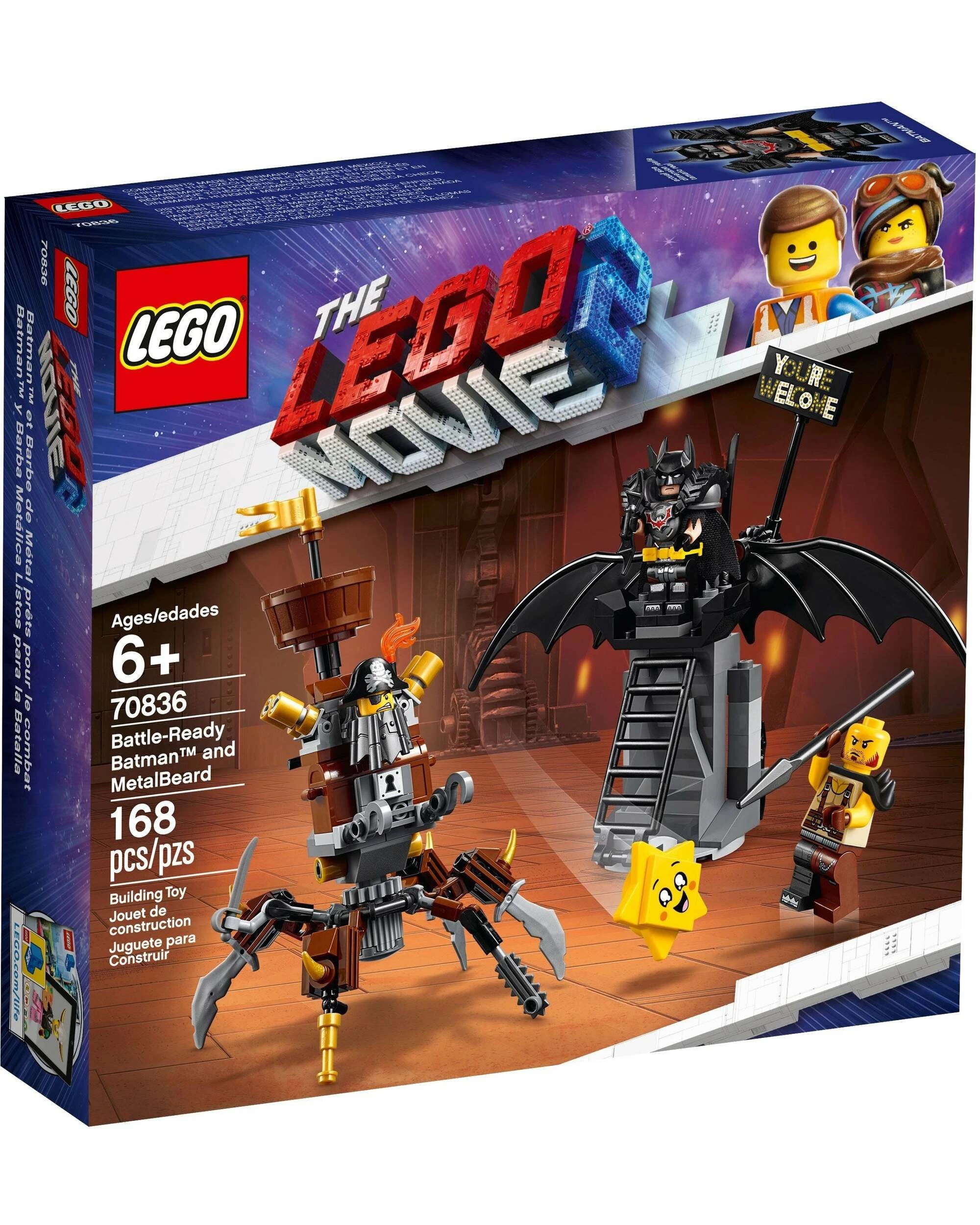 1 LEGO 70836 The LEGO Movie Battle-Ready Batman and Metalbeard, 1 of 1