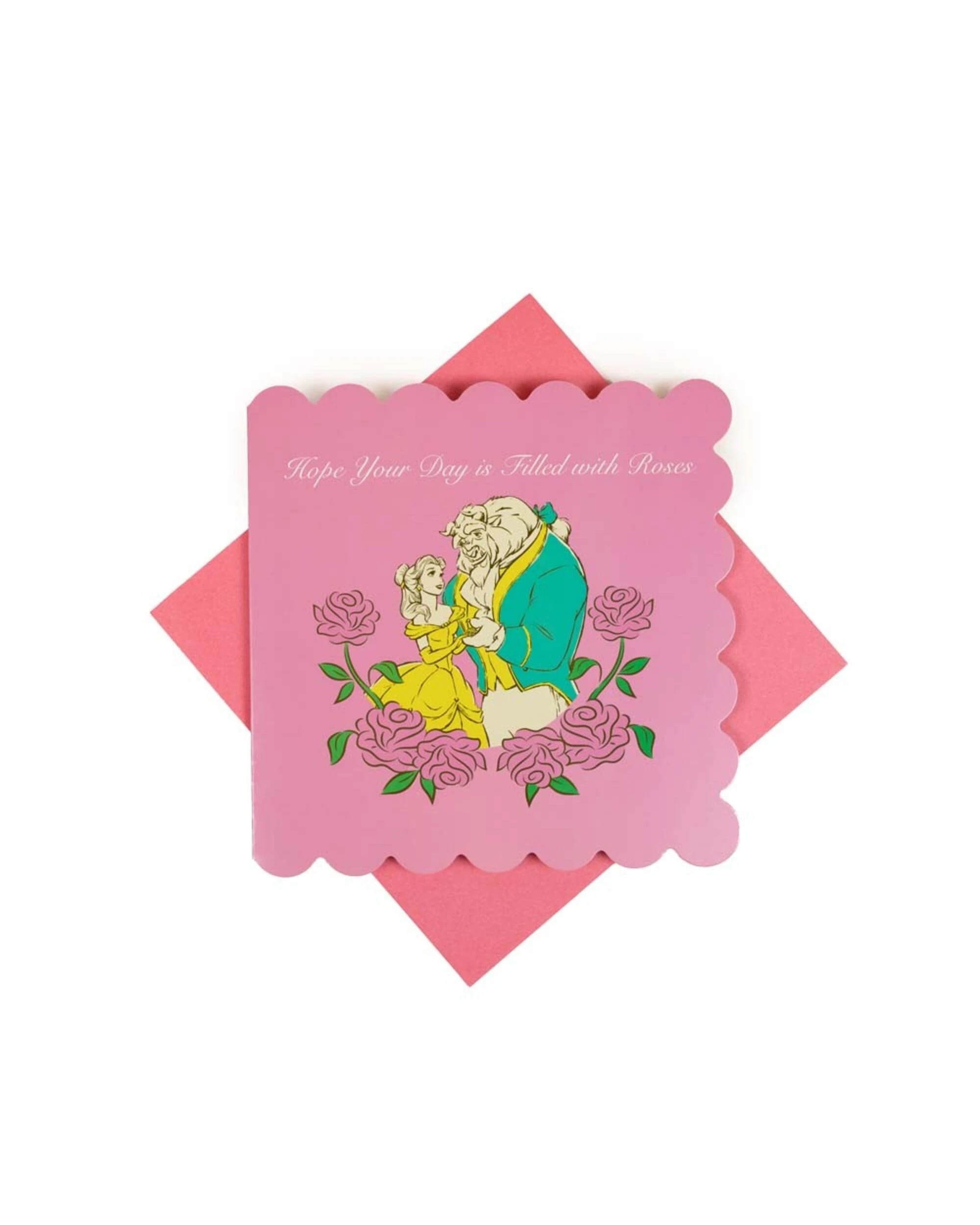 1 Disney - Beauty & The Beast - Ballroom Rose Mother's Day Greeting Card, 1 of 3