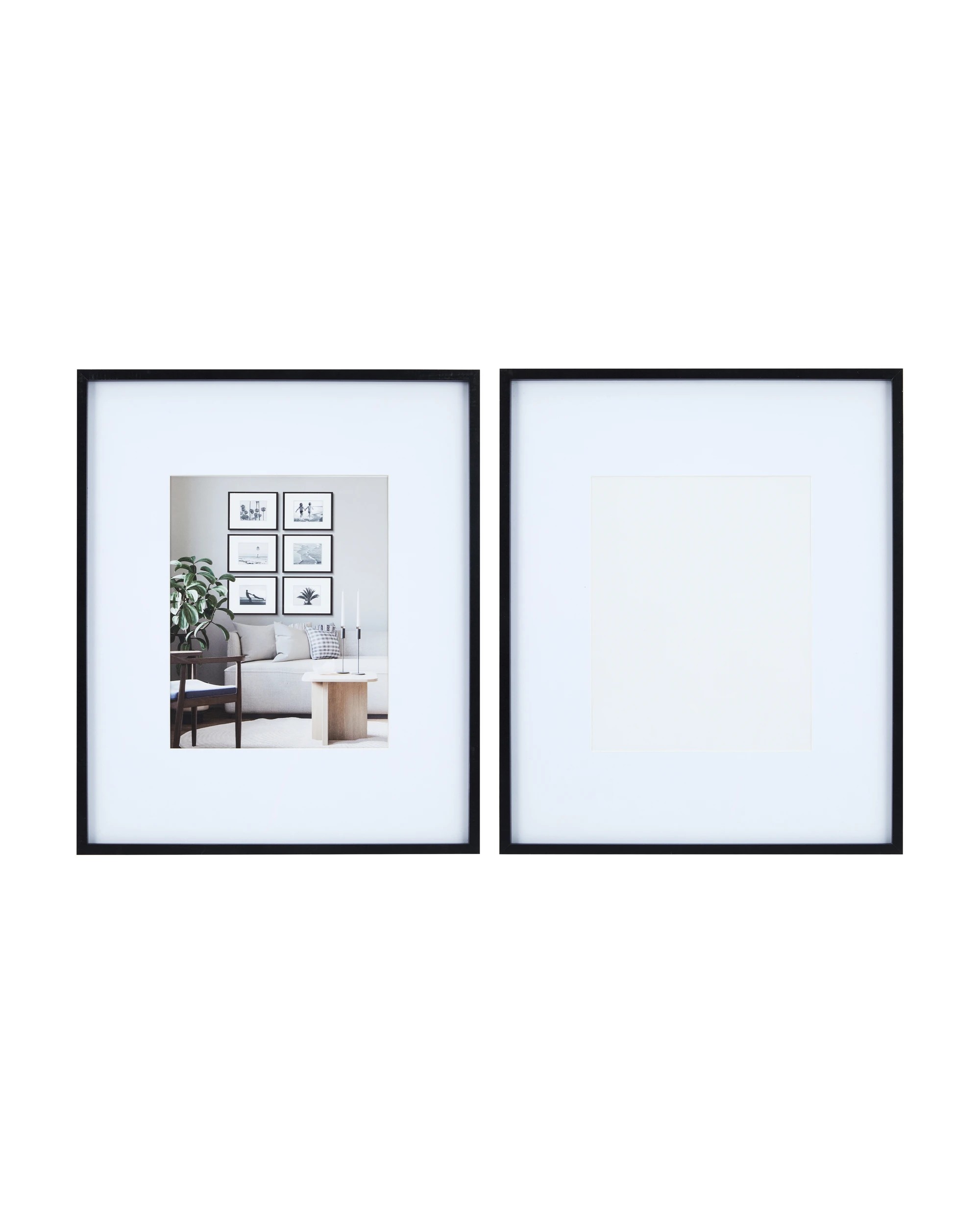 1 Set of 2 Gallery Frame - Black, 1 of 6