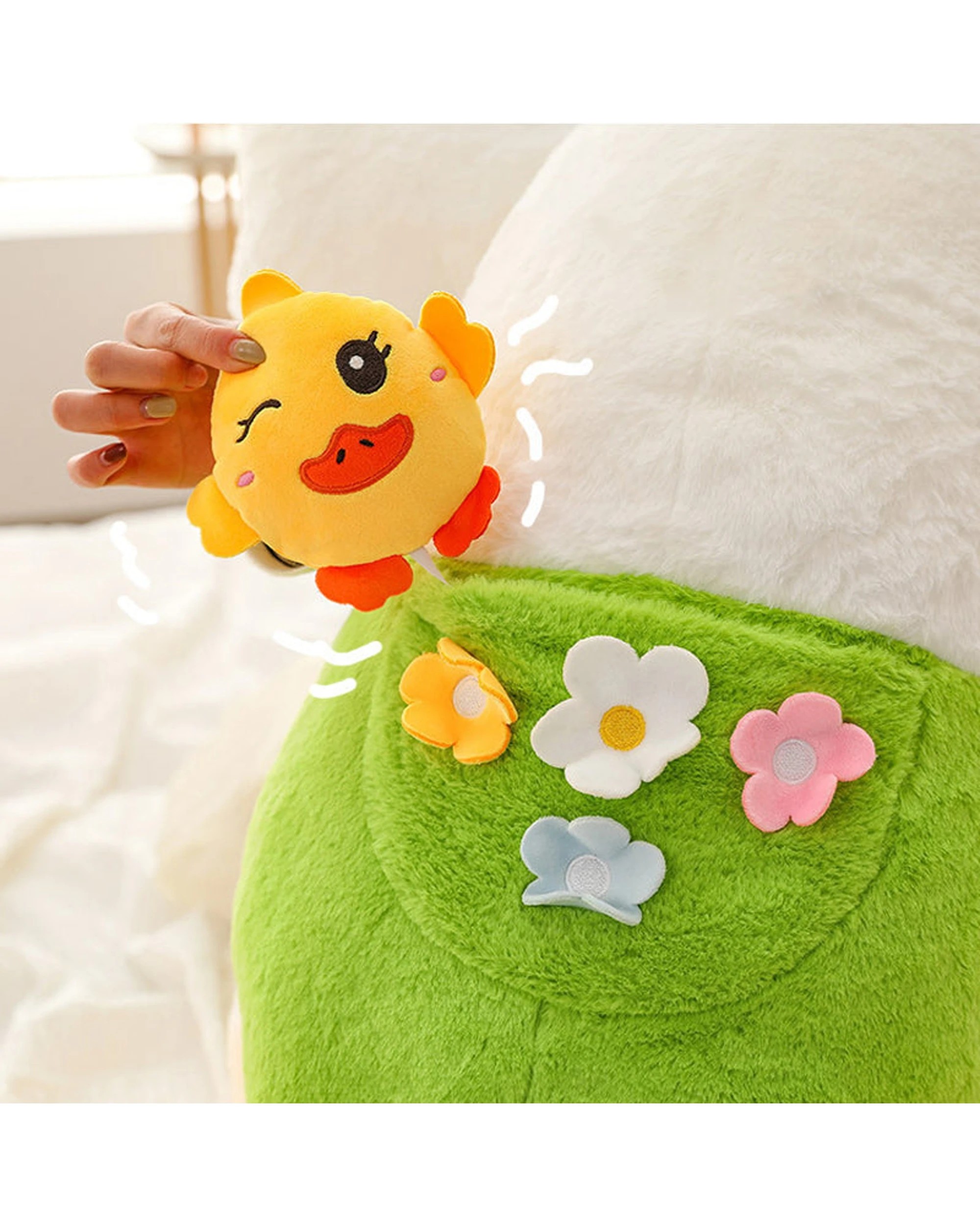 5 Cotton More Jumbo Goose Plush Toy Stuffed Animal 115cm - White, 5 of 5