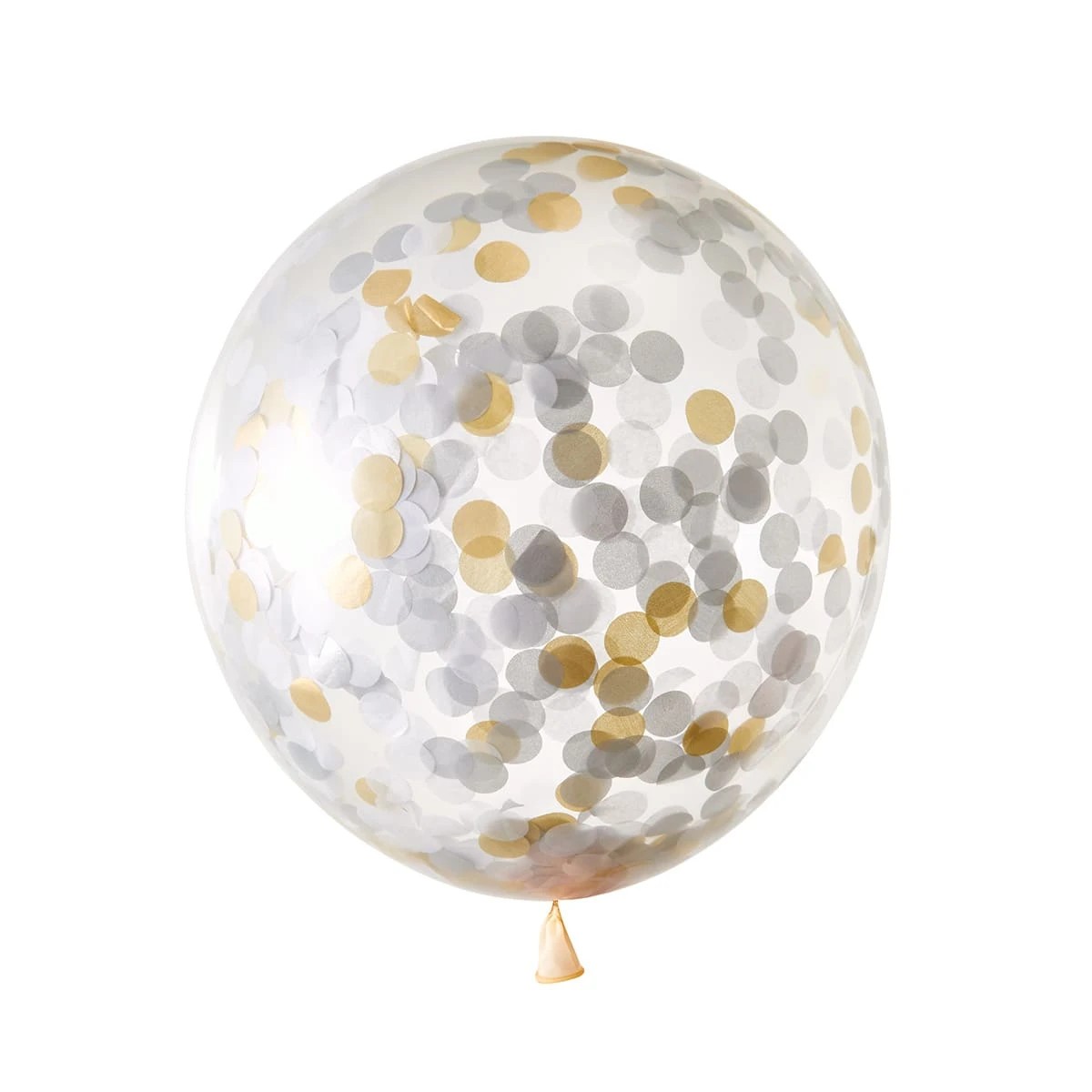 2 6 Pack Metallic Confetti Balloons, 2 of 7