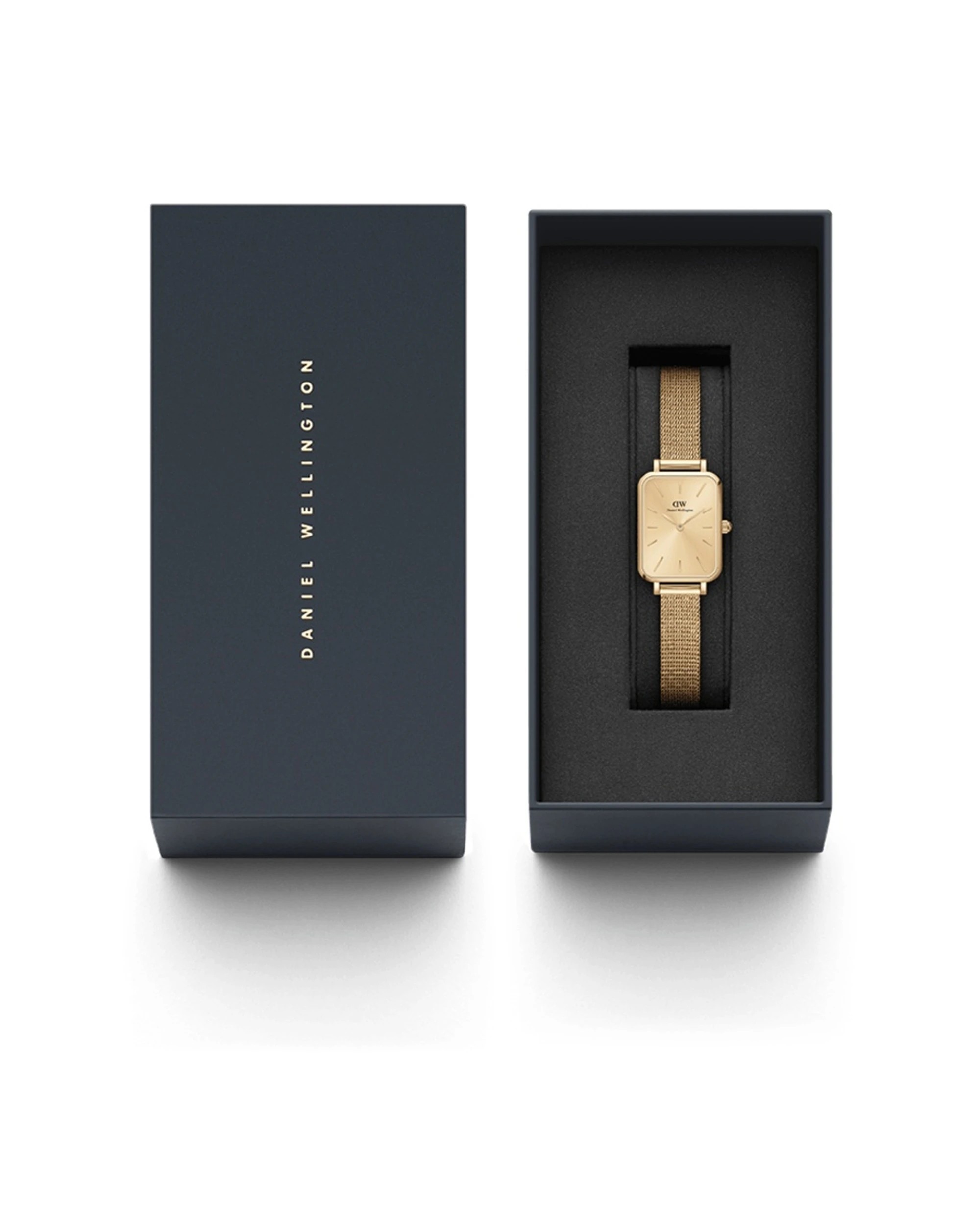 5 Daniel Wellington Quadro 20x26mm Gold Stainless Steel Unitone Dial Watch, 5 of 6
