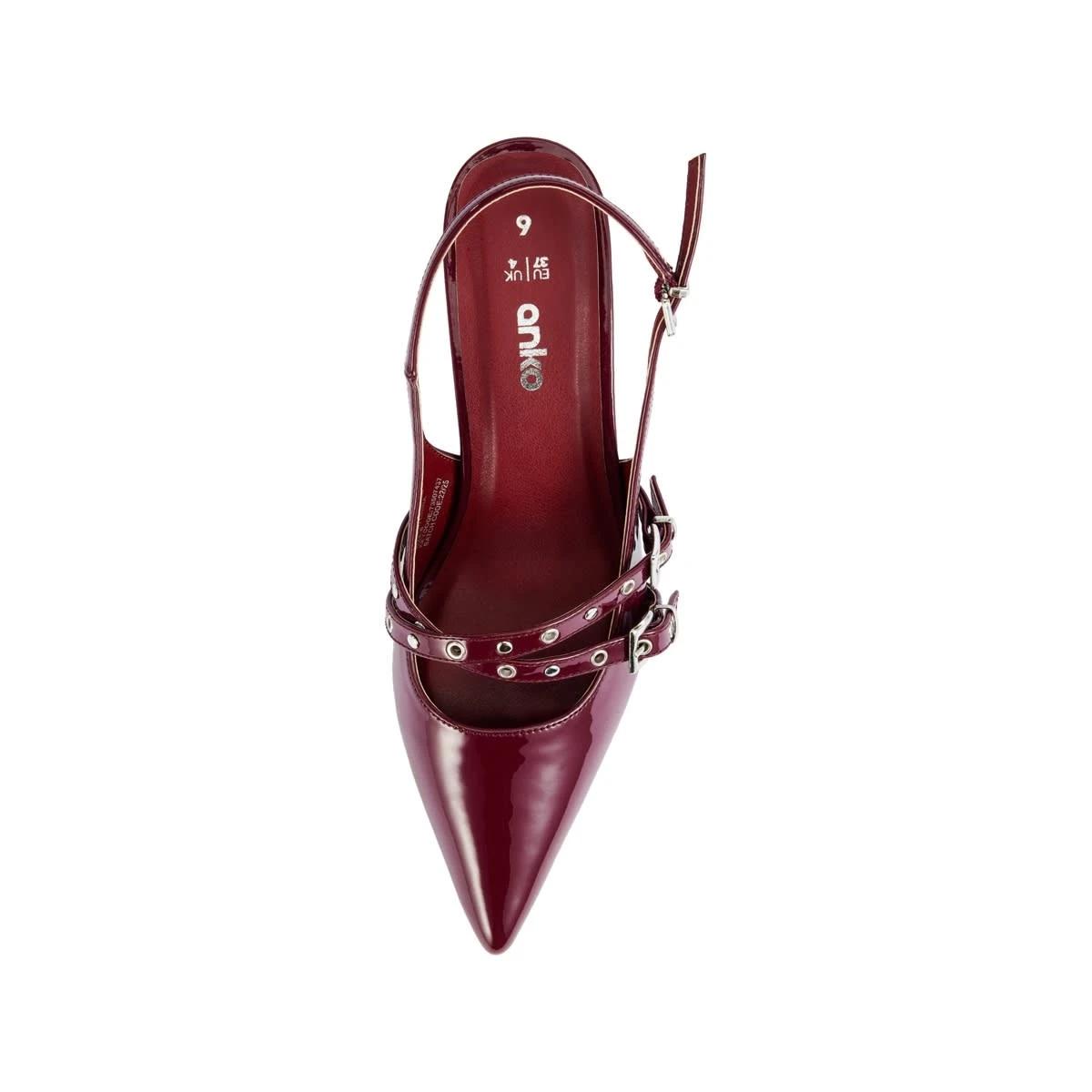 3 Strappy Kitten Heels TIBETAN RED, 3 of 5