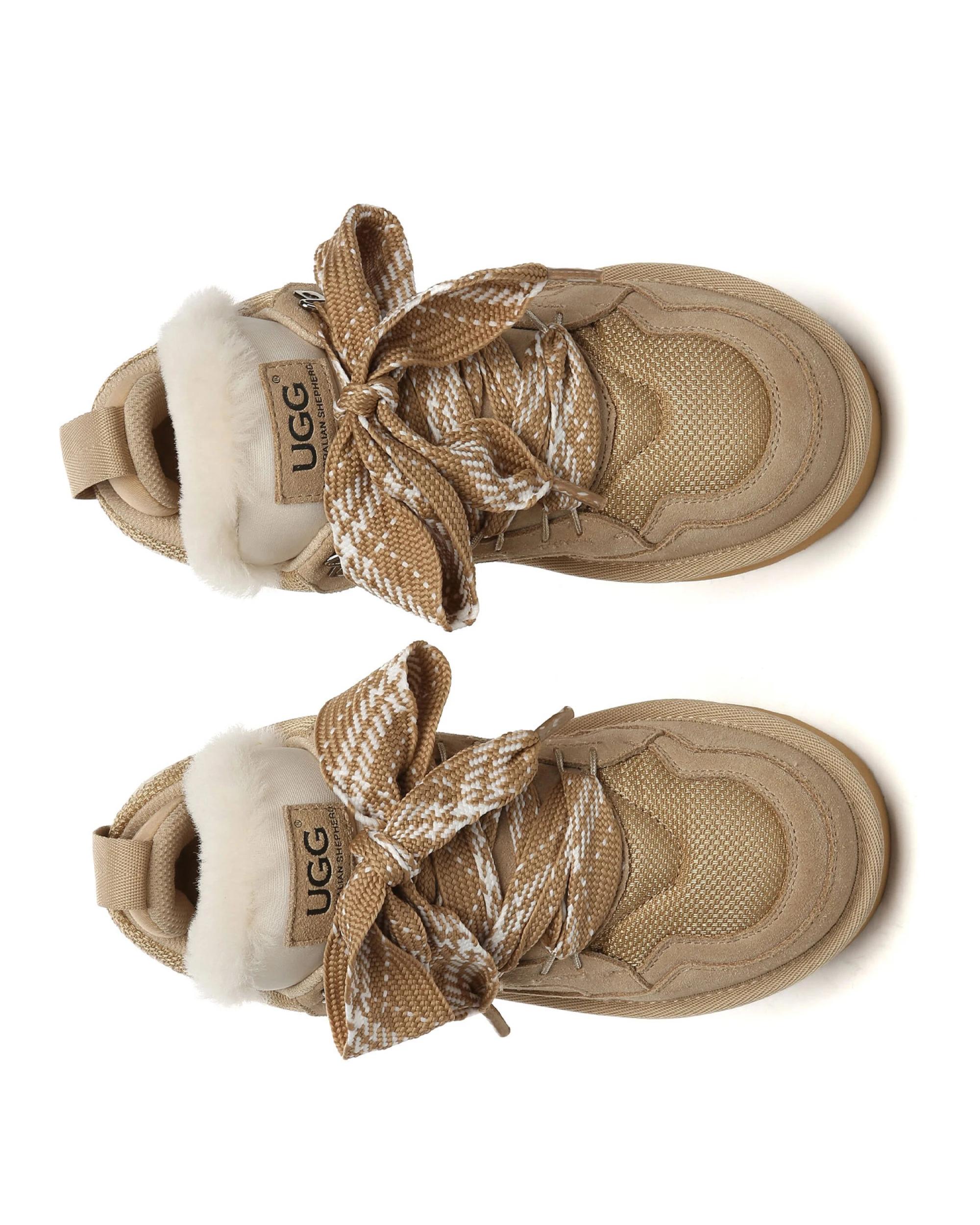 5 Australian Shepherd UGG Womens Parkyr Platform Sneakers SAND, 5 of 5