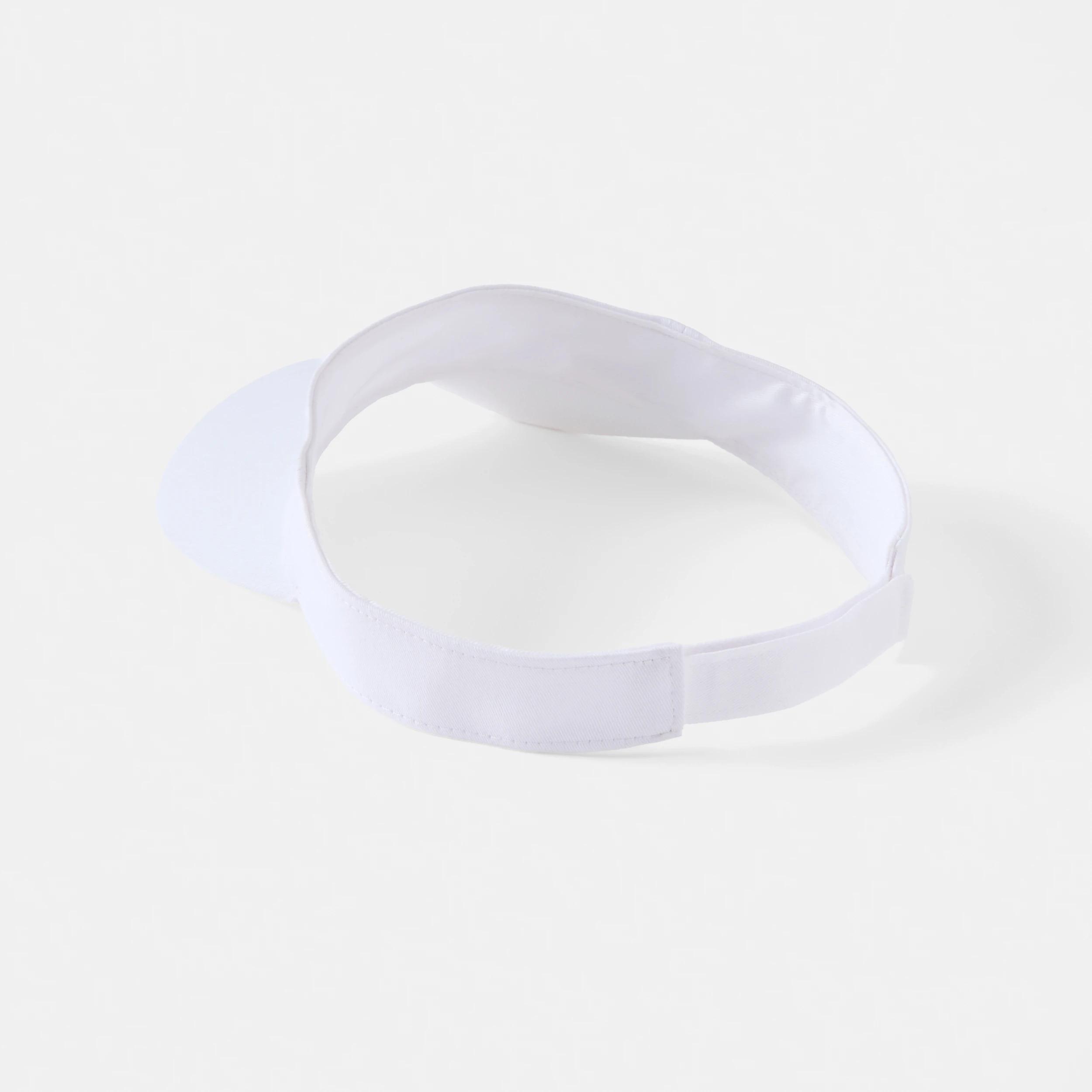 2 Basic Twill Visor WHITE, 2 of 3