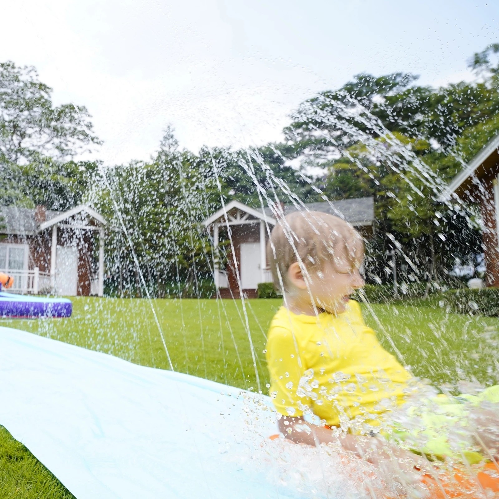 4 Airmyfun 11 Play Zones Inflatable Water Slide Trampoline Bounce House Splash
 - Multi, 4 of 8