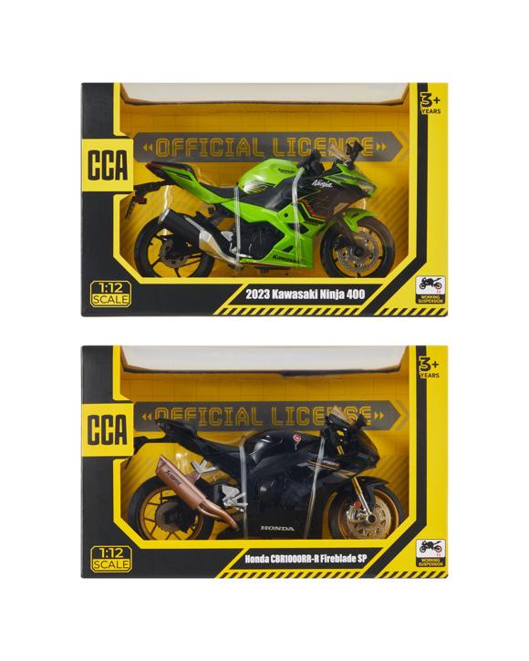 1:12 Scale Metal Speed Zone (MSZ) Diecast Metal Scale Motorbike