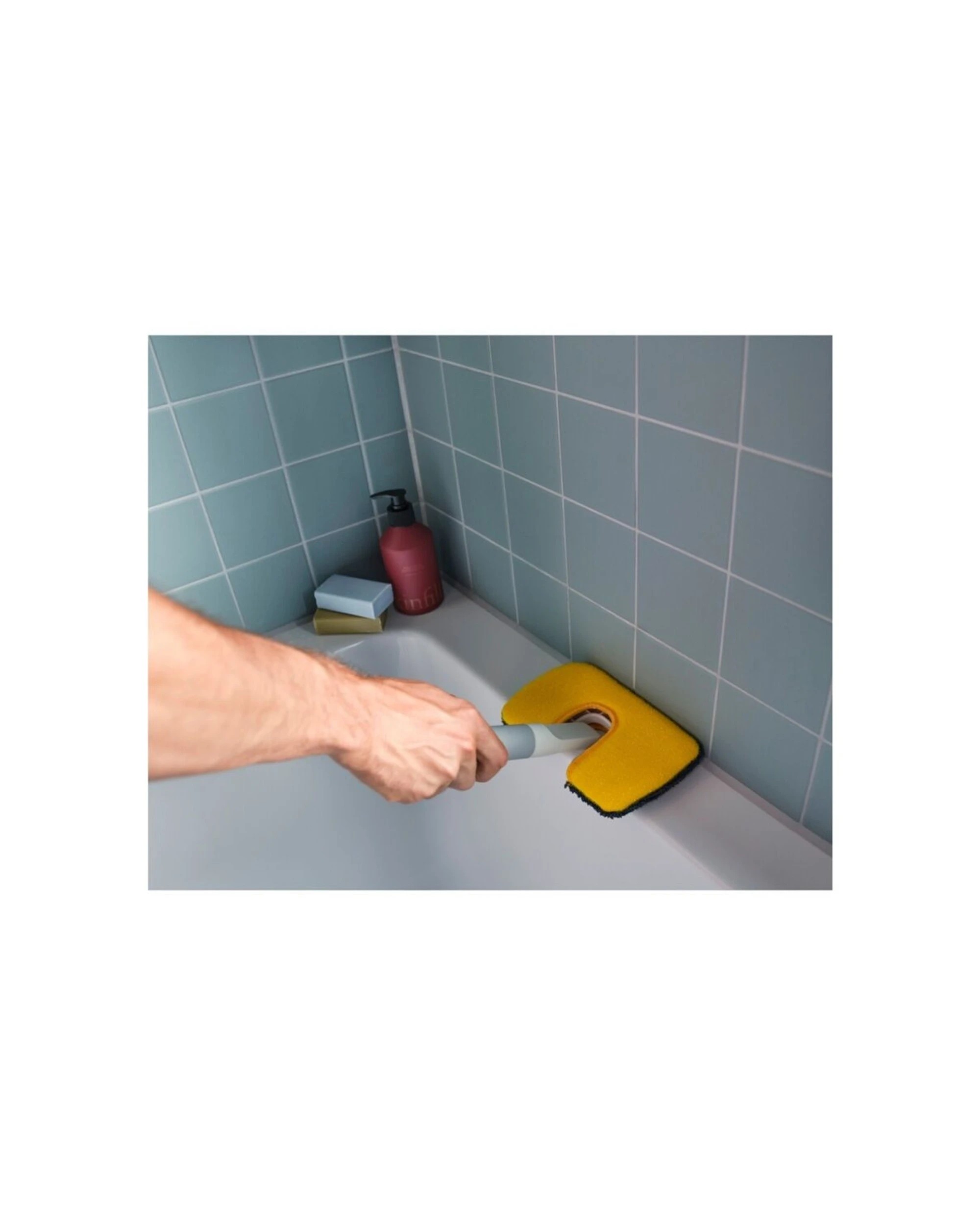 8 Joseph Joseph 4PK CleanTech Surface Cloth And Scrubber Replacement Pad 2-in-1 - Blue, 8 of 8