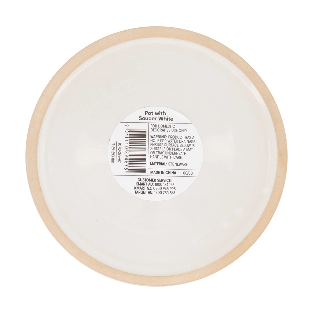 7 Pot with Saucer - White, 7 of 7