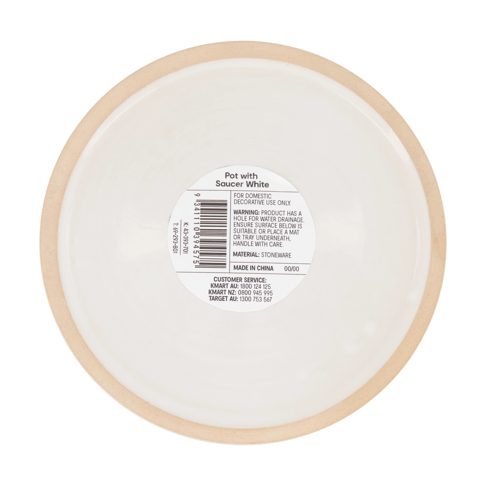 7 Pot with Saucer - White, 7 of 7