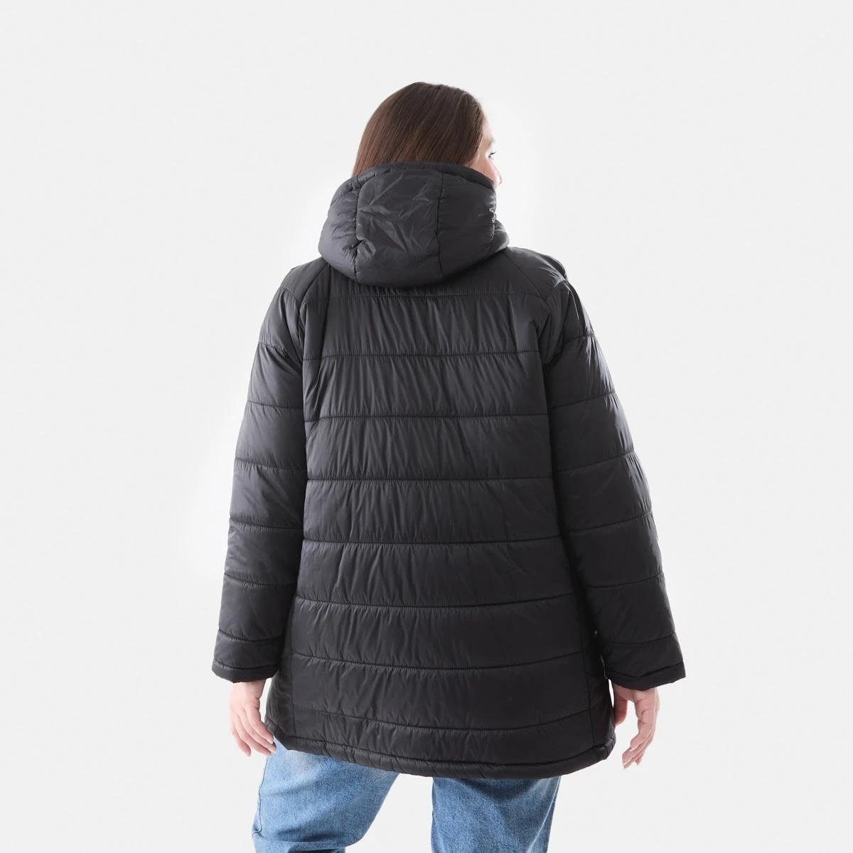 4 Curve Long Sleeve Lightweight Puffer Jacket Black, 4 of 7
