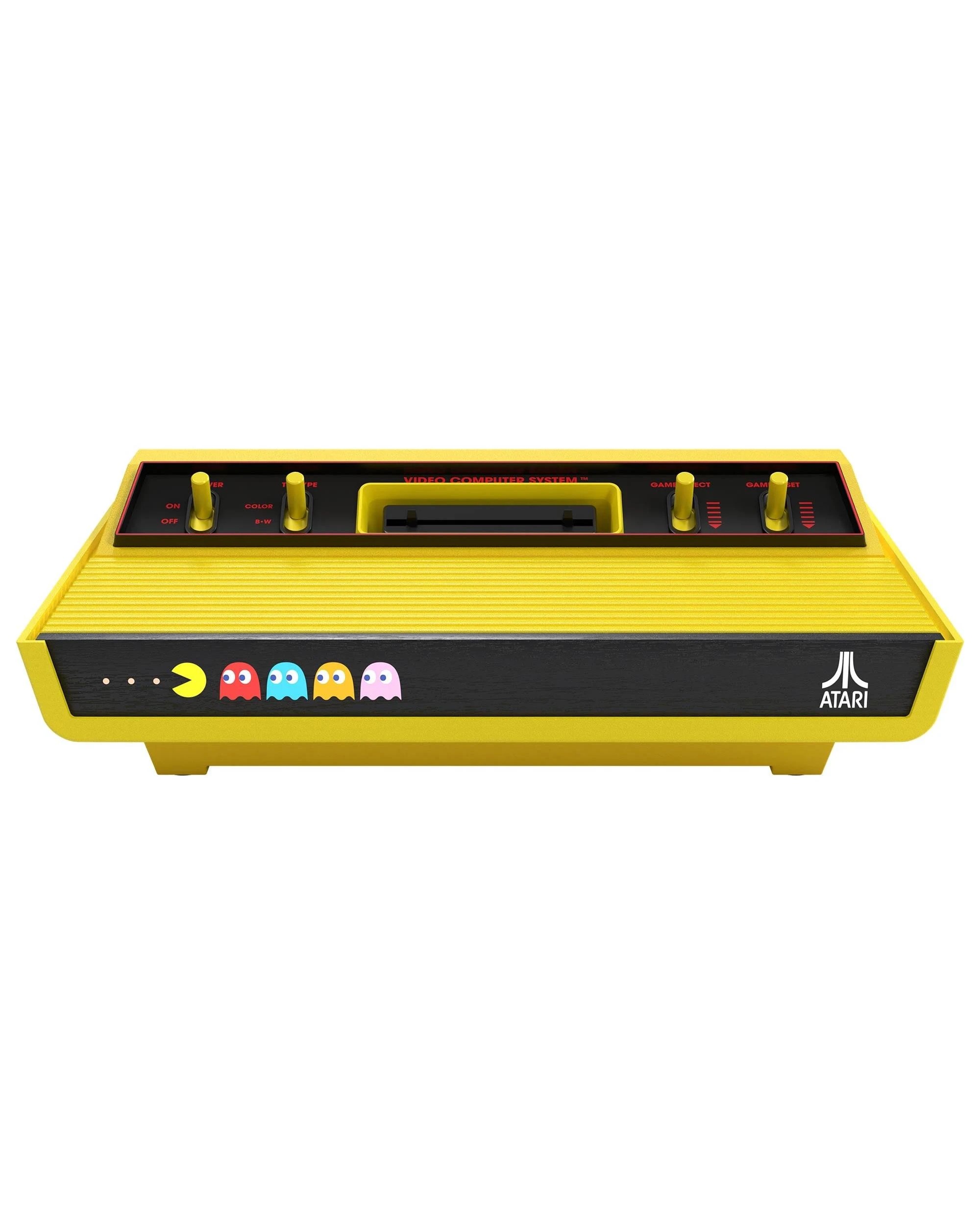 4 Atari 2600+ PAC-MAN Edition Console and Joystick - Yellow, 4 of 6