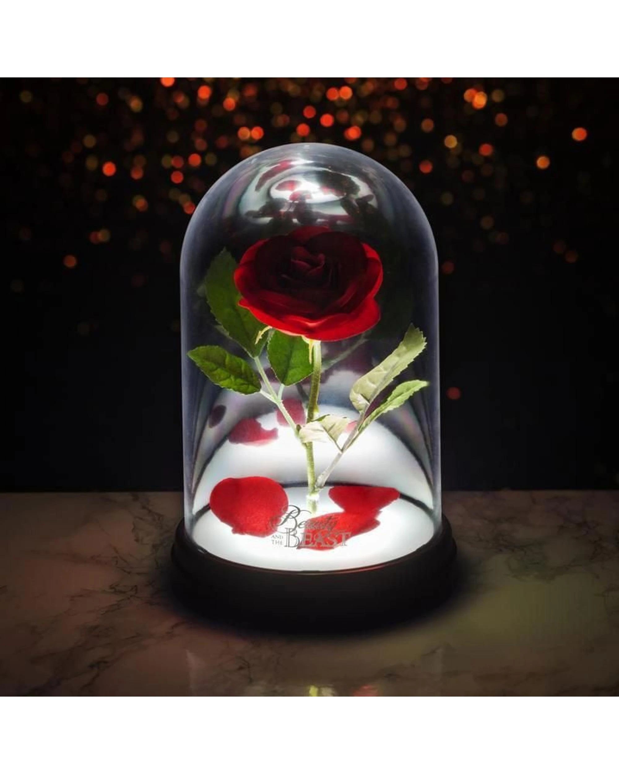 3 Disney Beauty And The Beast Enchanted Rose Light, 3 of 3