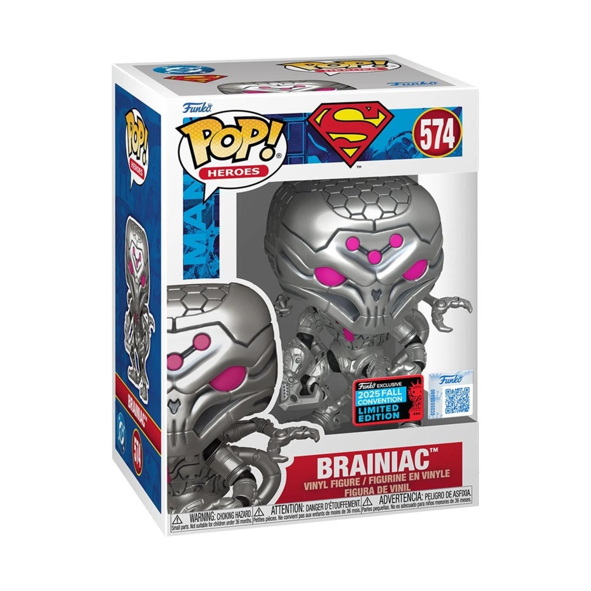2 DC Comics - Brainiac NYCC 2025 Pop! Vinyl Figure, 2 of 3