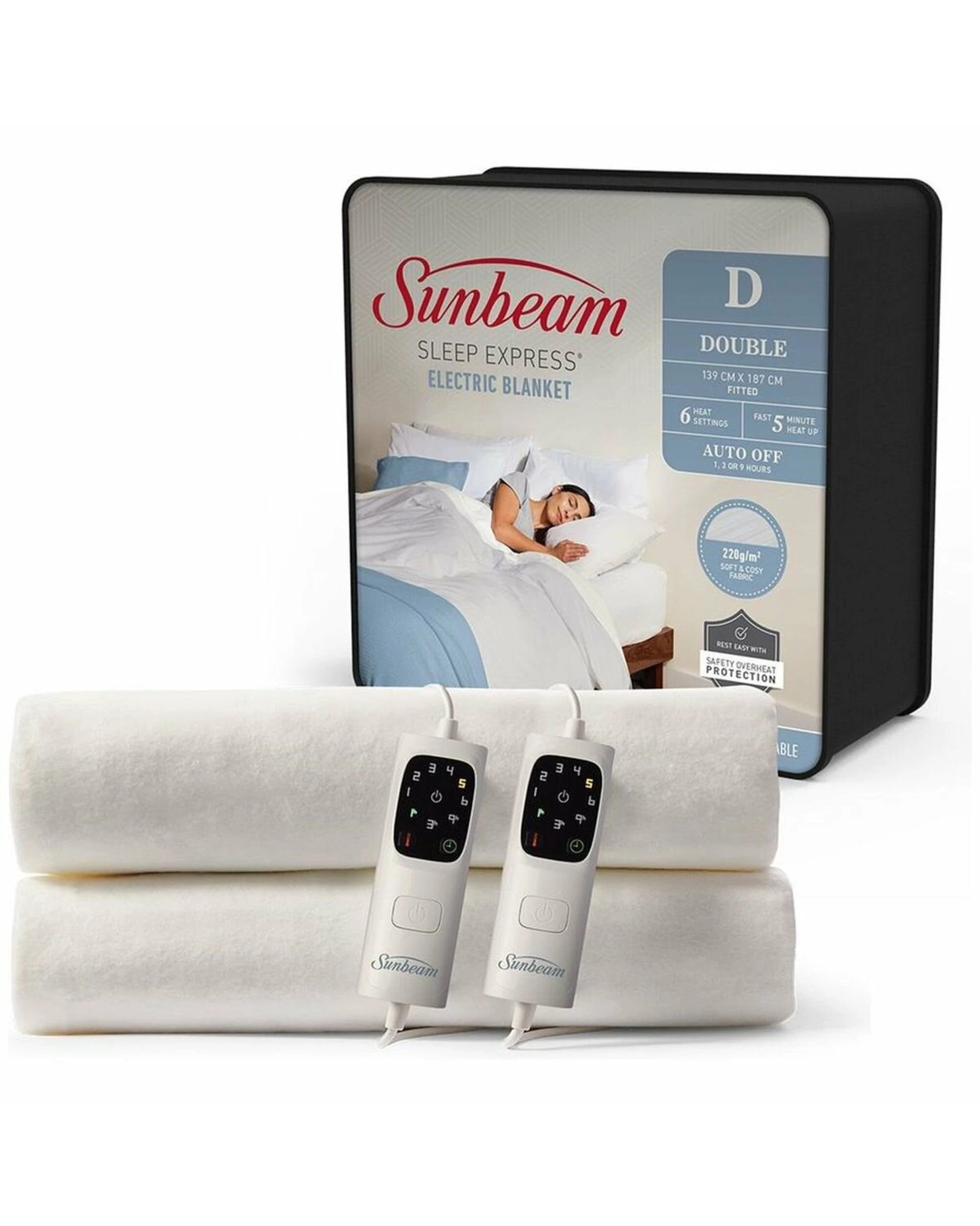 1 Sunbeam Sleep Express Double Electric Blanket, 1 of 5