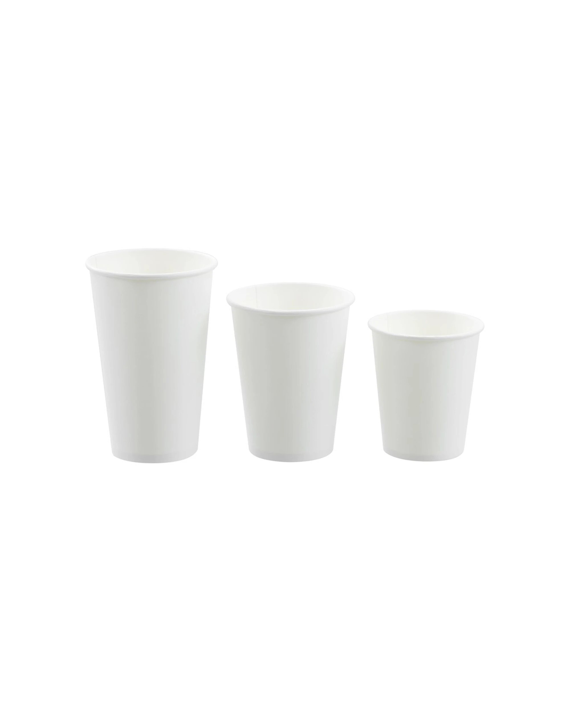 6 Lemon & Lime 8x 30PK 360ml Disposable Eco Paper Cup Biodegradable Set - White, 6 of 6